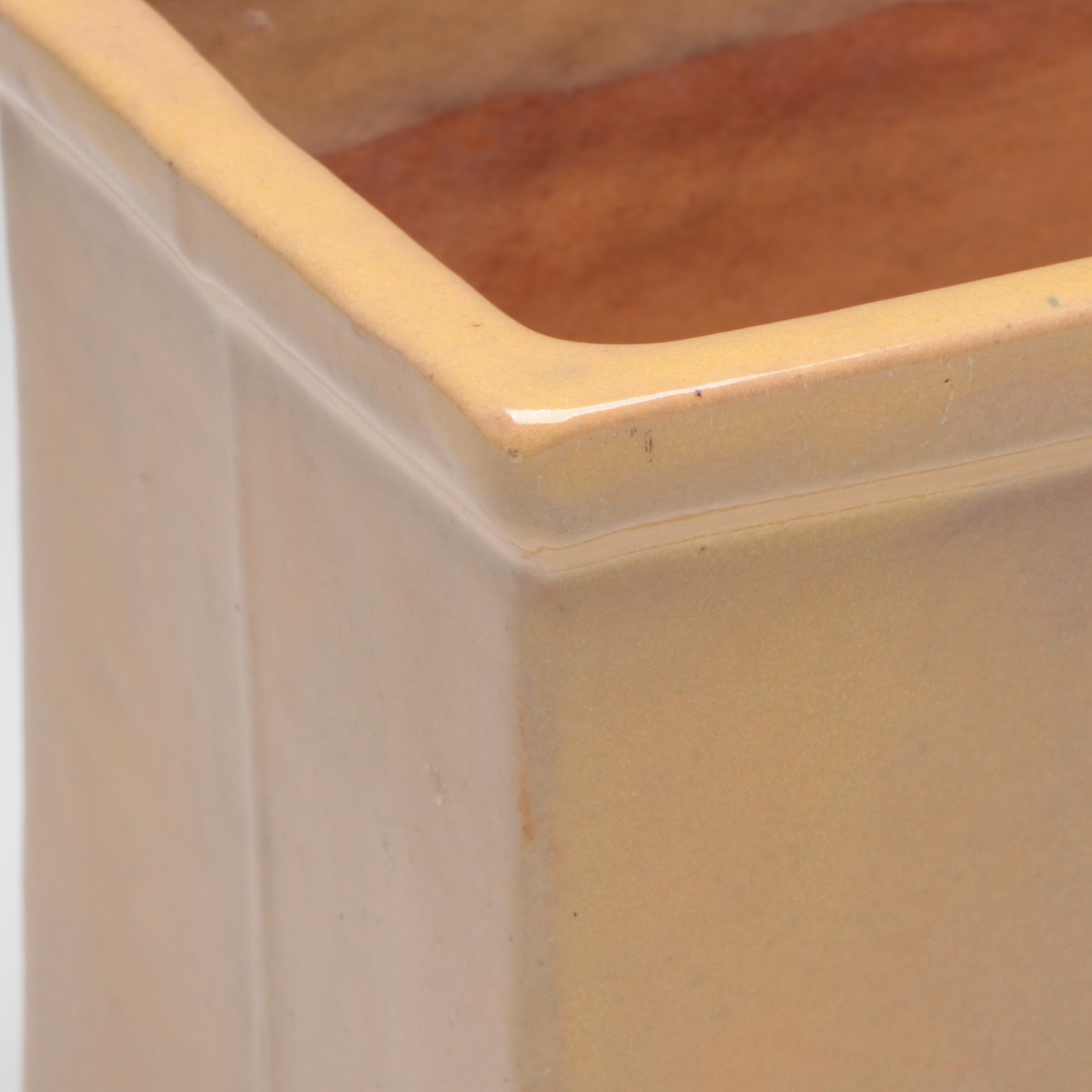 Saturday Evening Girls Pottery Earthenware Window Planter, 1919