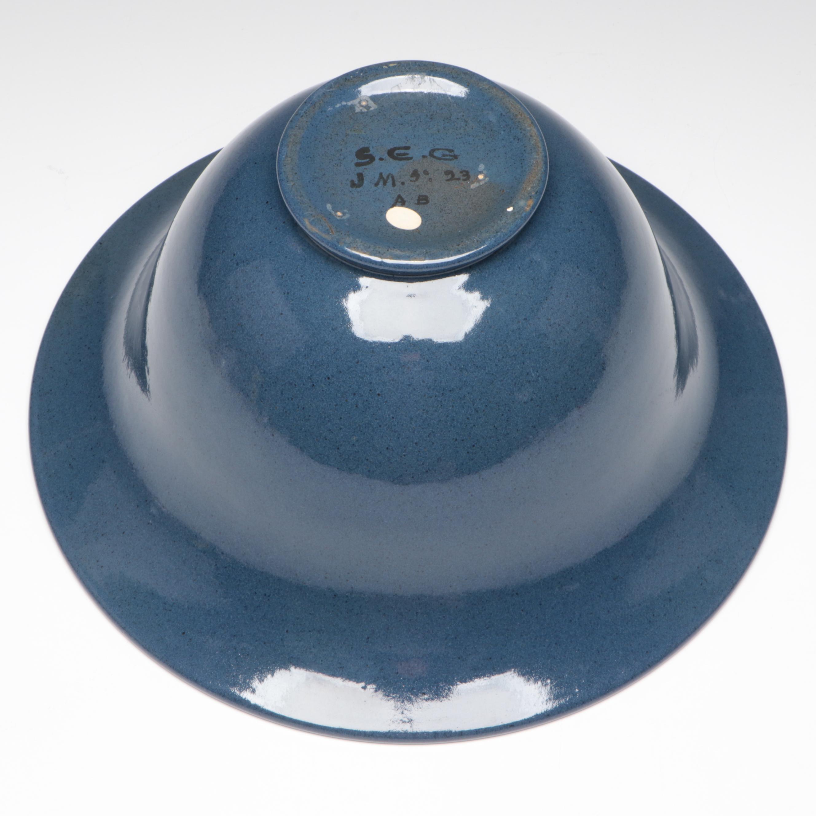 Saturday Evening Girls Paul Revere Pottery Bowl, 1923