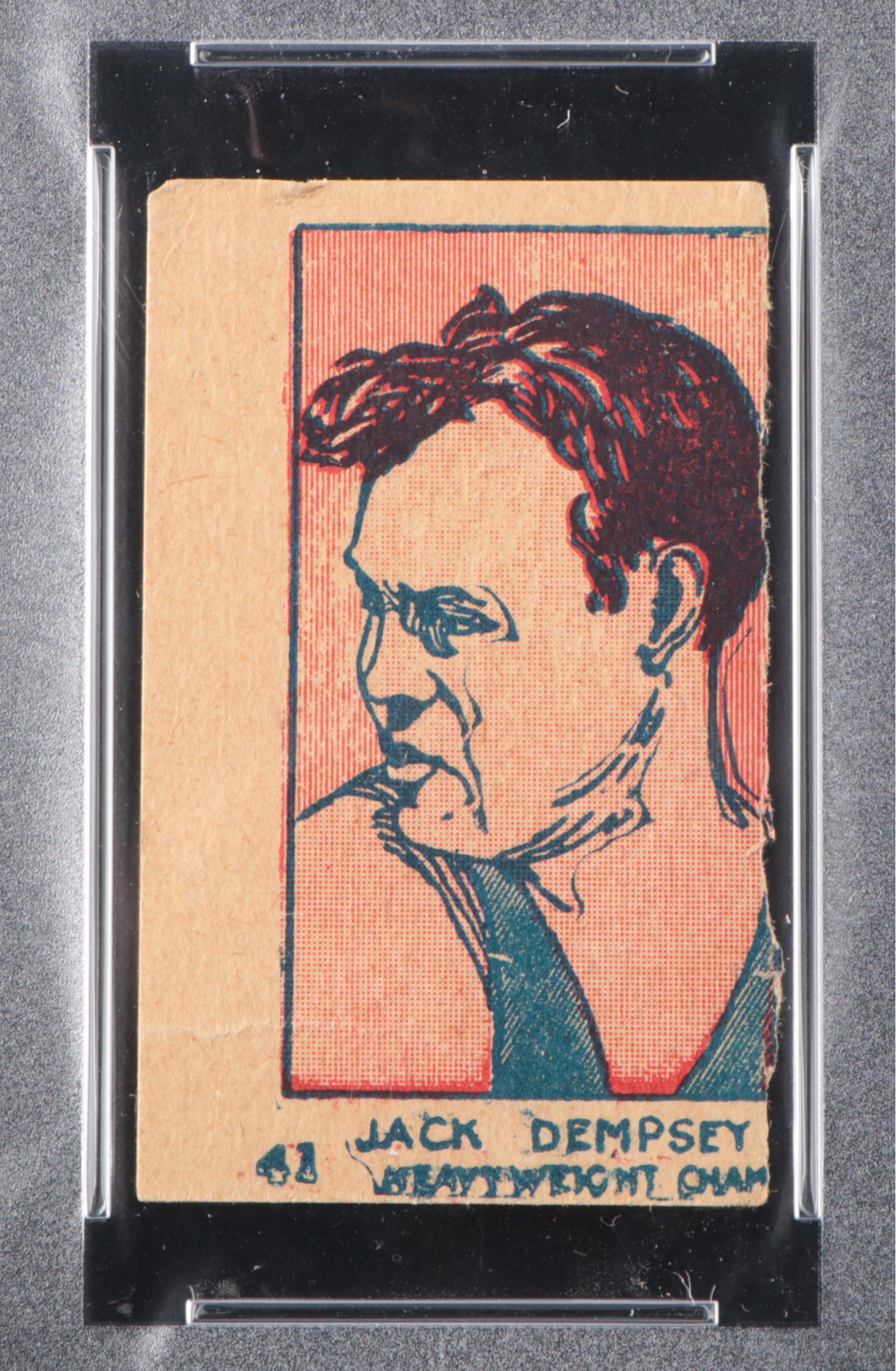 Jack Dempsey, 1926 W512, Heavyweight Champion Card, PSA Authenticated