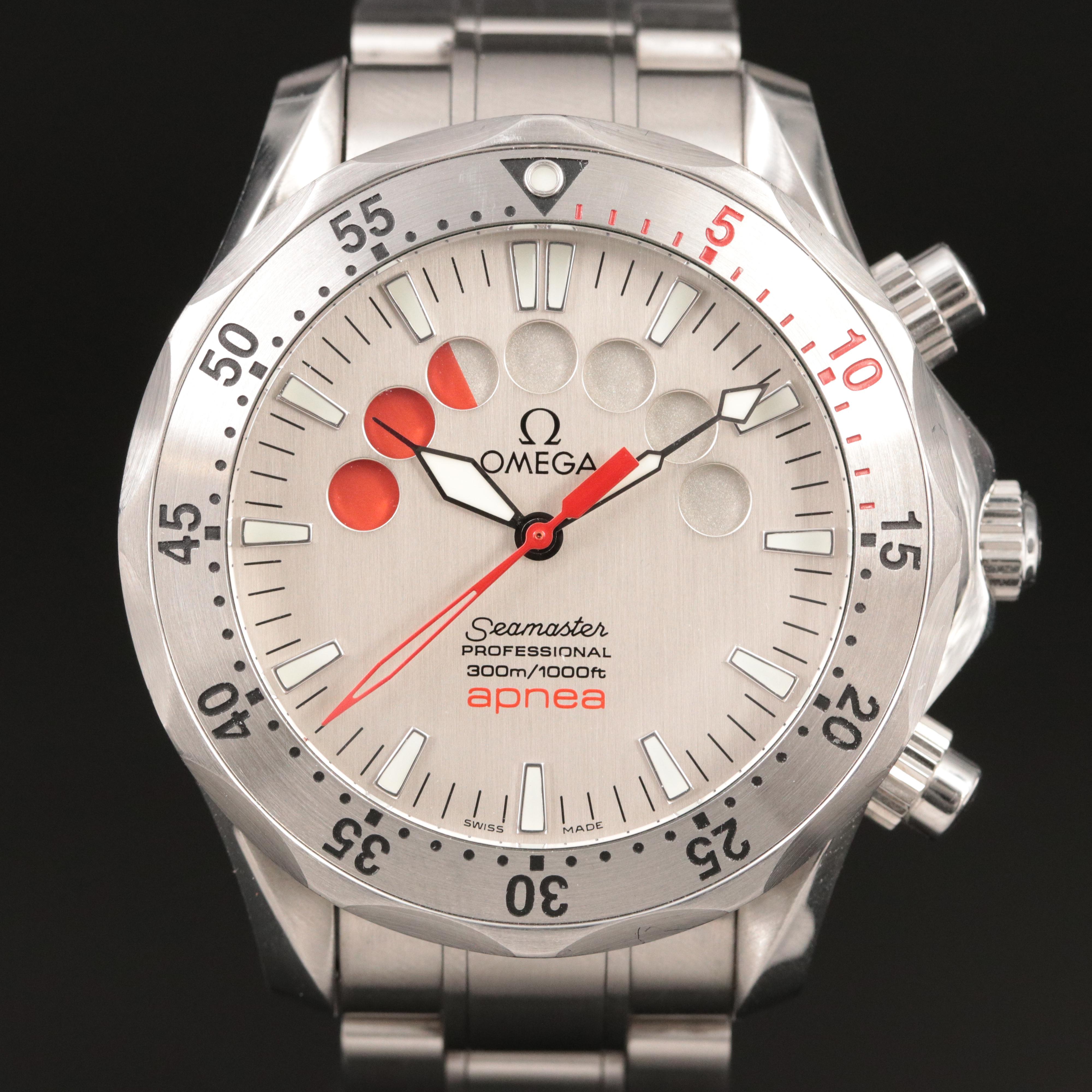Omega Seamaster Apnea Chronograph 42MM Automatic Watch