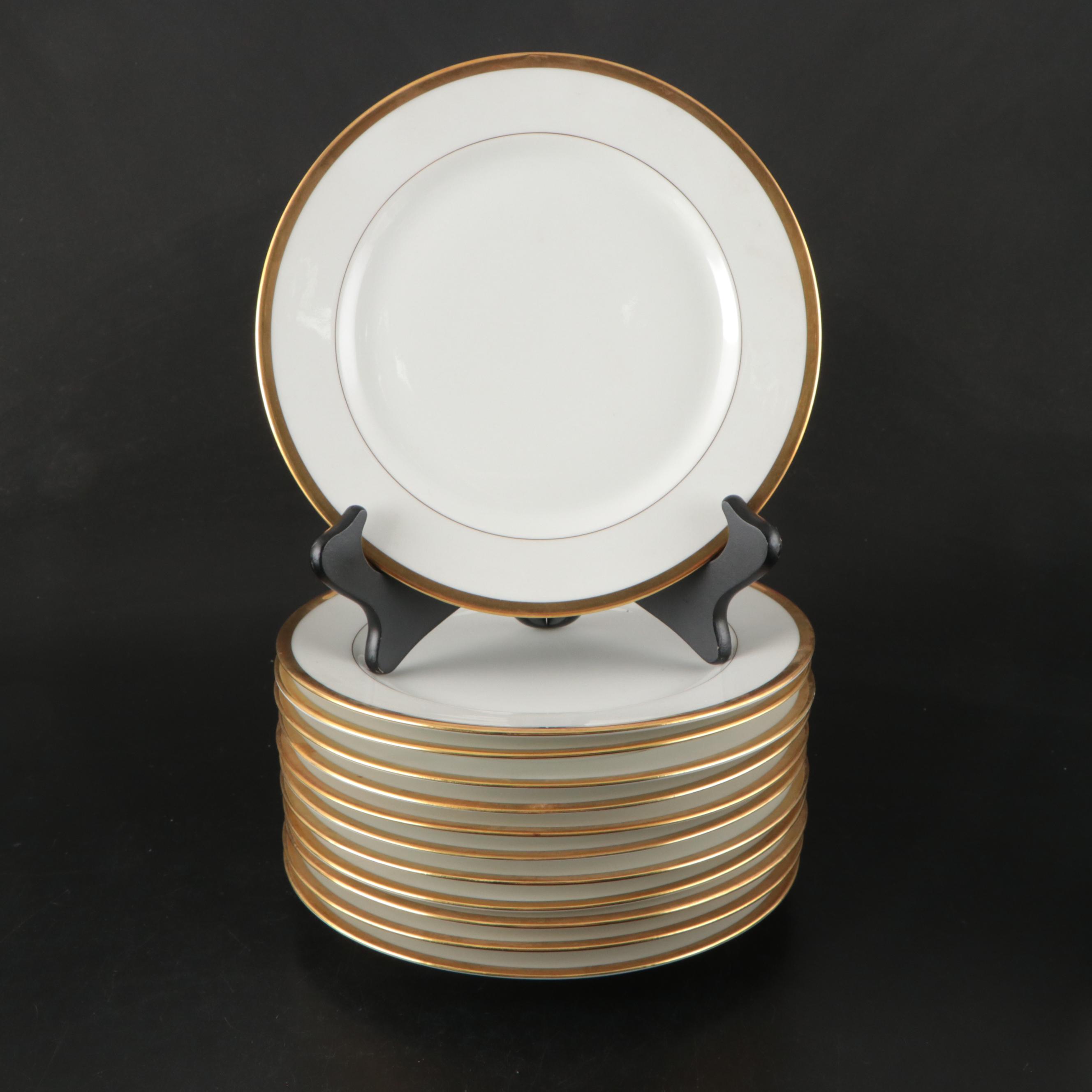 Vignaud and More Gilt Porcelain Dinnerware, Late 19th-Early 20th C.