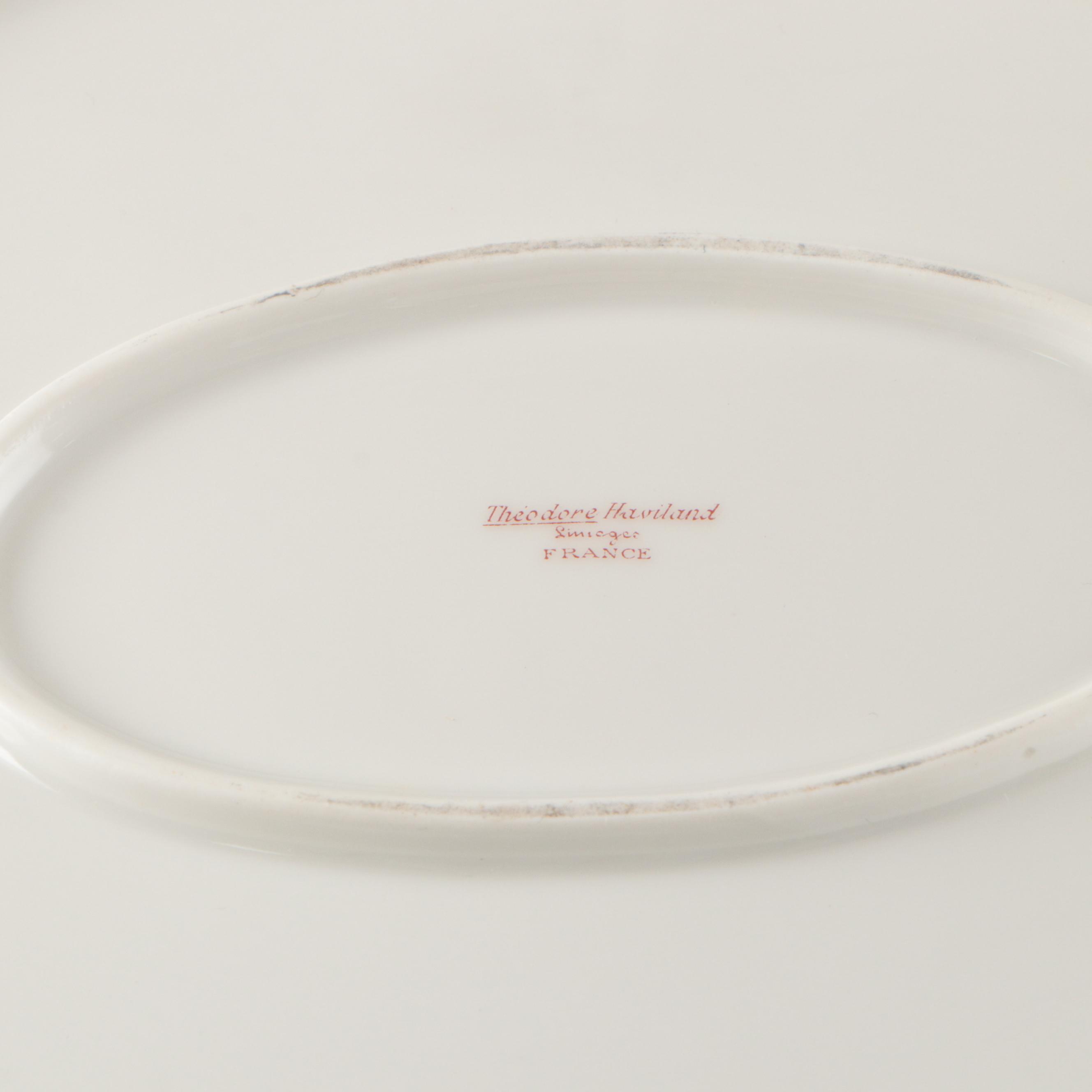 Vignaud and More Gilt Porcelain Dinnerware, Late 19th-Early 20th C.