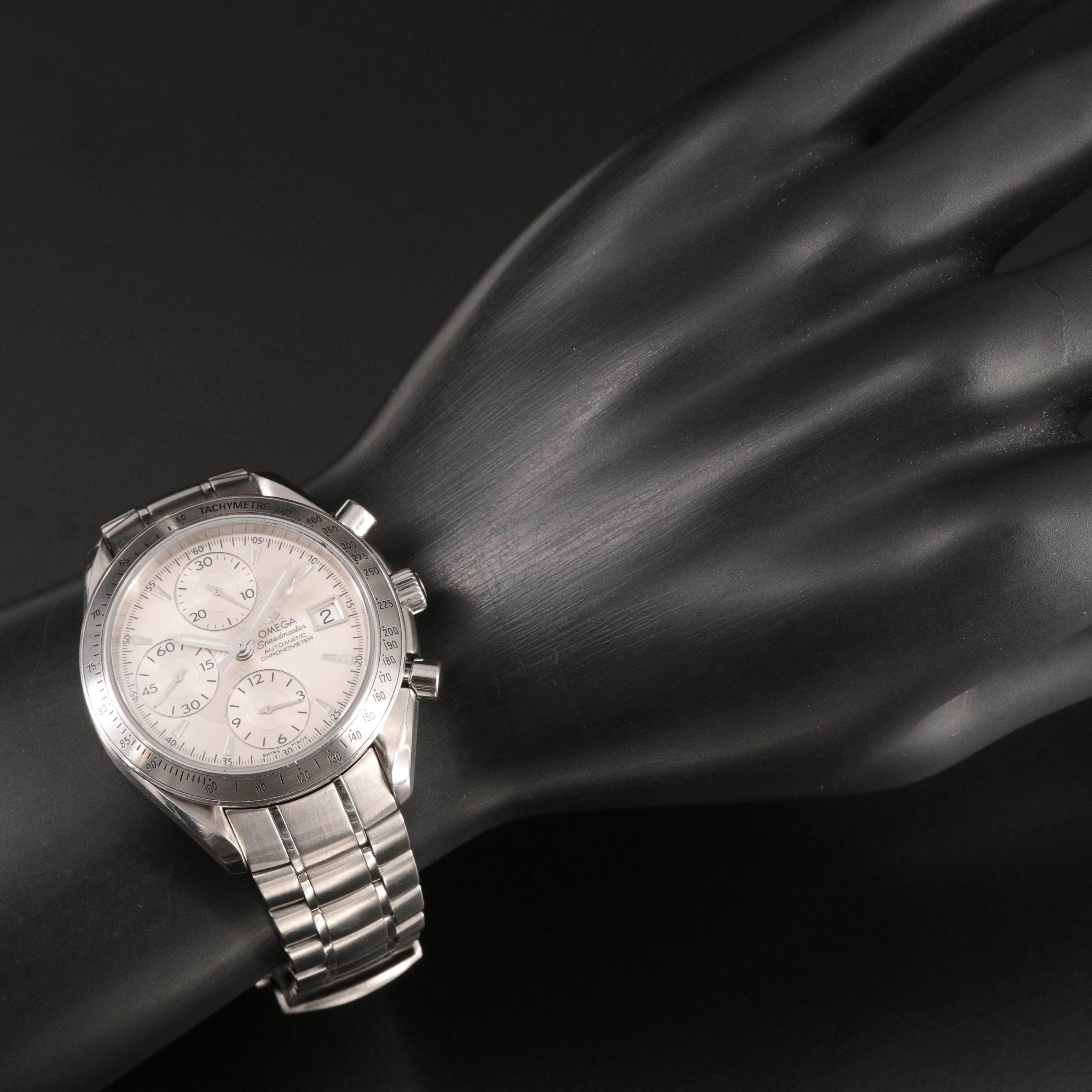 Omega Speedmaster Date 40MM Steel Automatic Watch