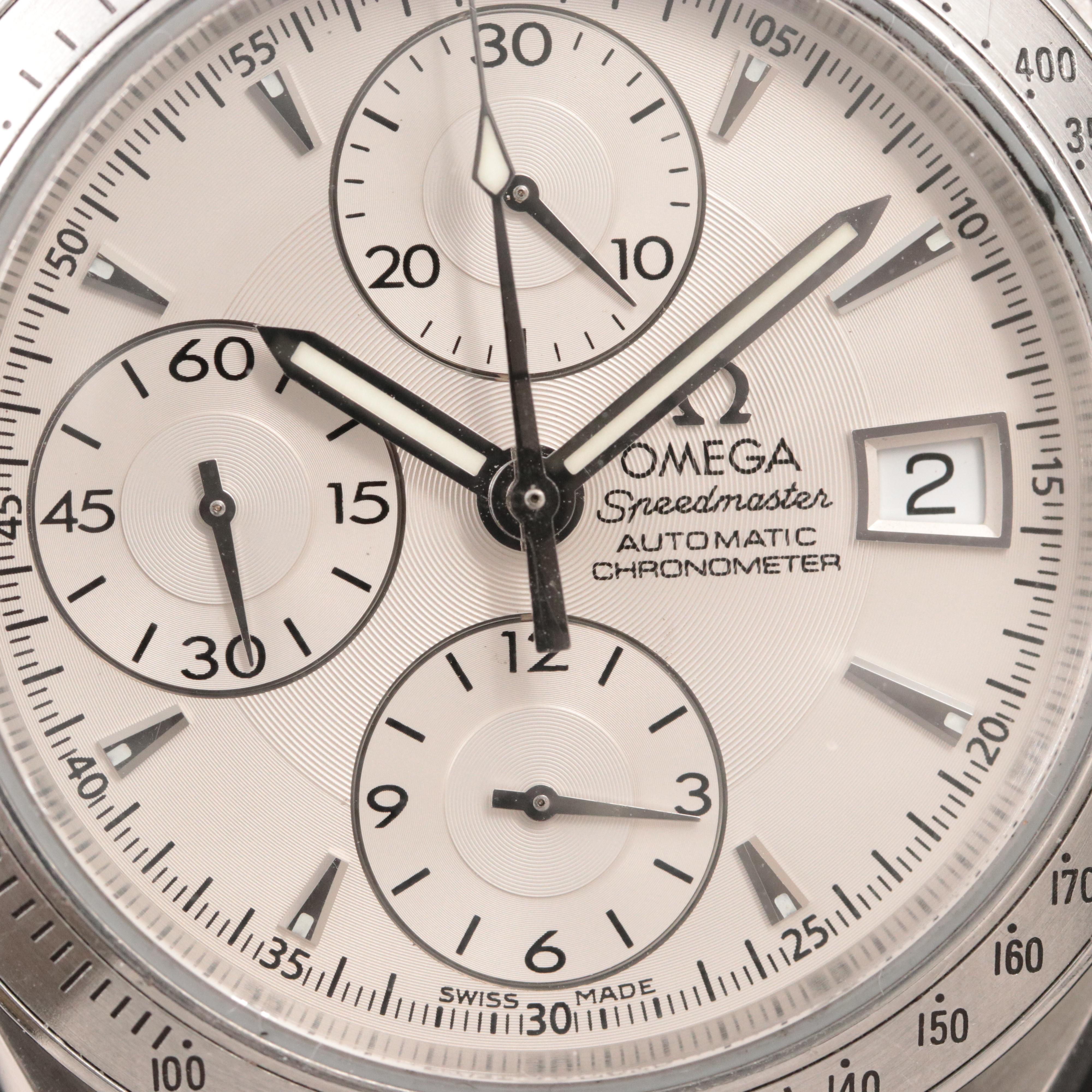 Omega Speedmaster Date 40MM Steel Automatic Watch