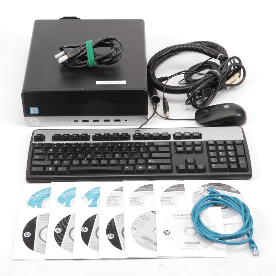 HP ProDesk 600 G3 Windows 10 Pro Desktop with Accessories