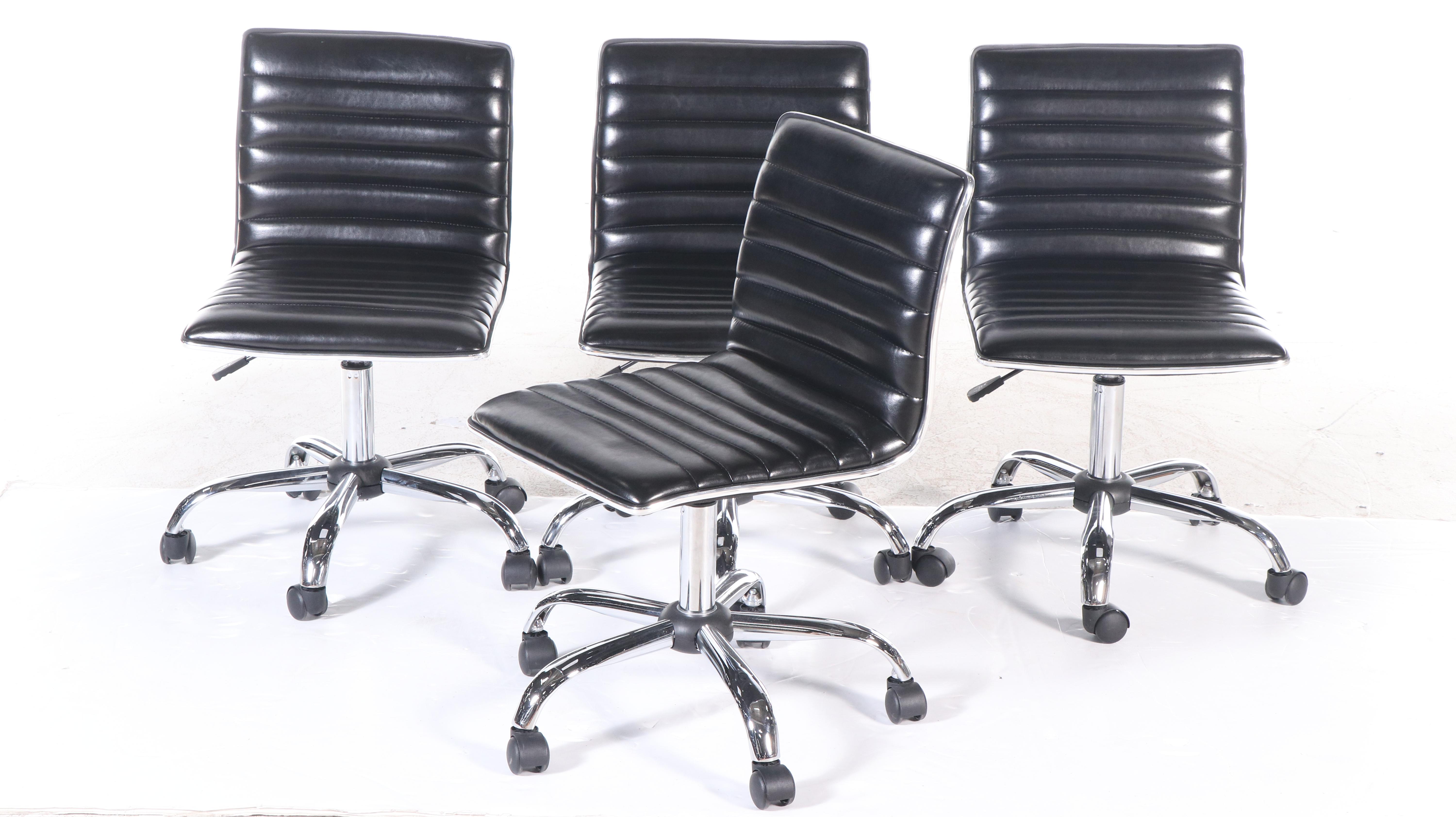 VerSteel Rectangular Fixed Leg Table with Belnick Office Chairs