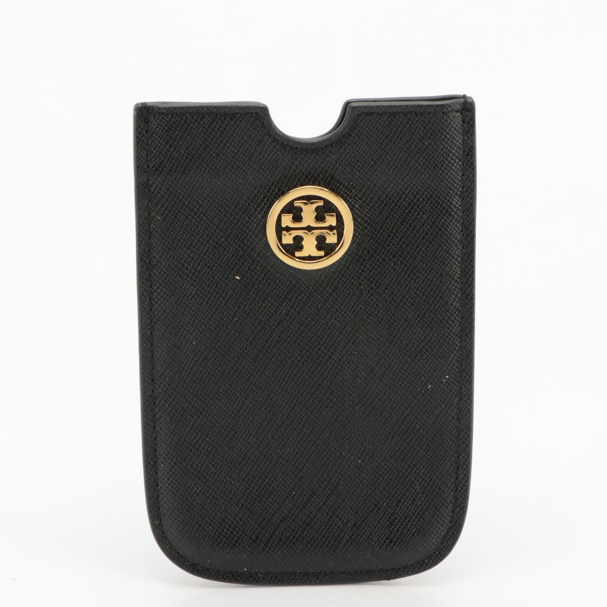 Tory Burch Logo Zip-Around Leather Wallets and Saffiano Leather Card Case