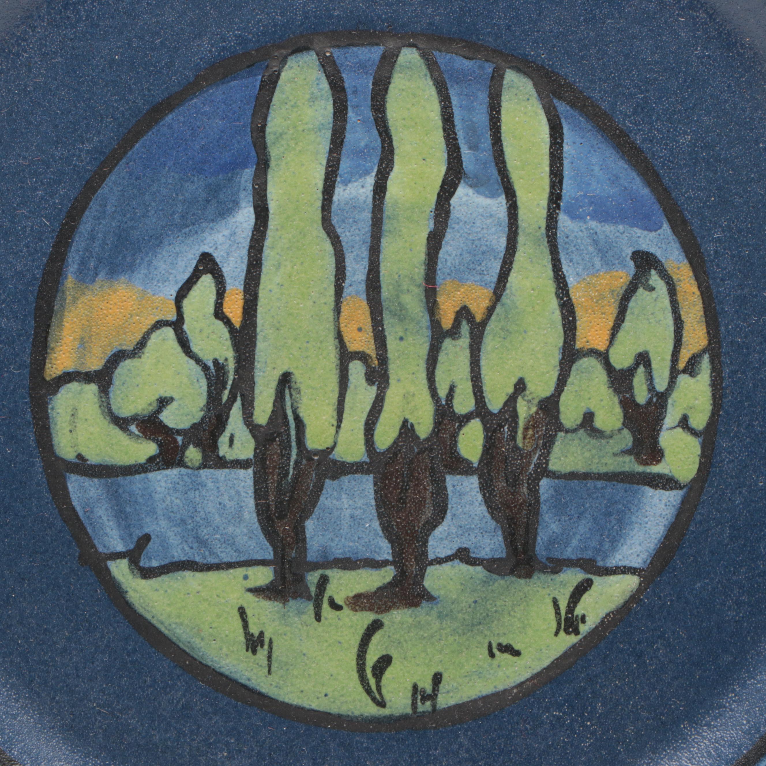 Paul Revere Pottery Earthenware Plate, 1936