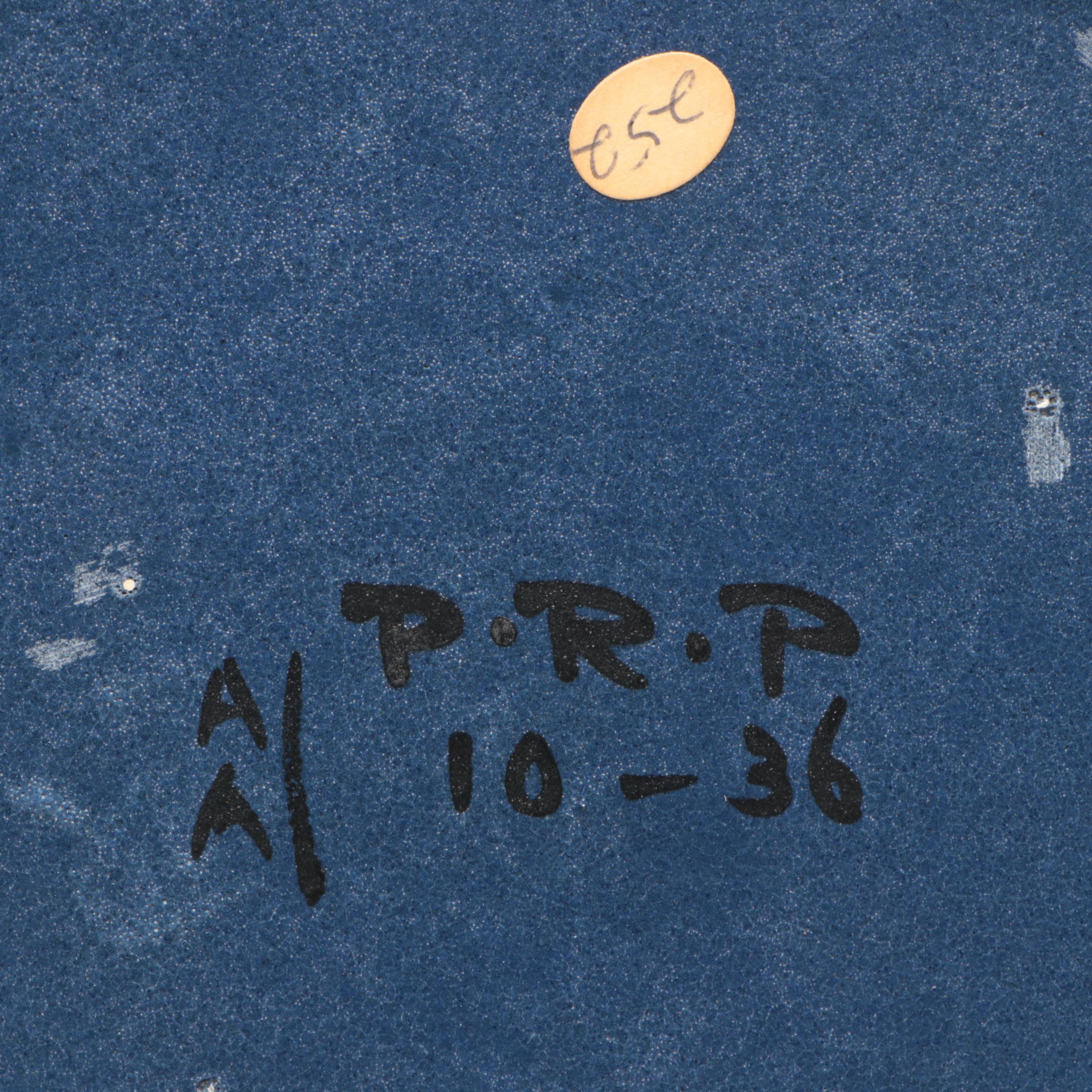 Paul Revere Pottery Earthenware Plate, 1936