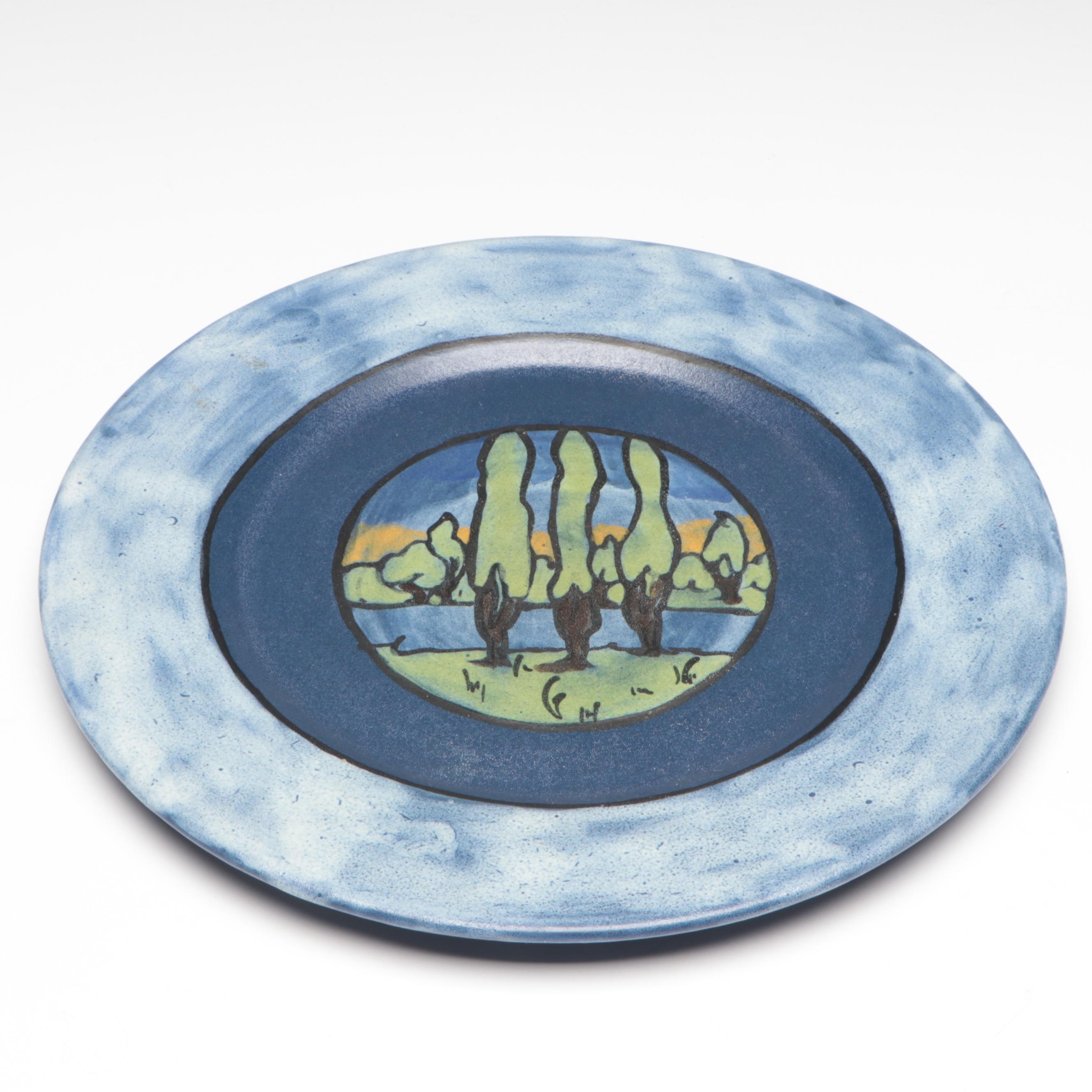 Paul Revere Pottery Earthenware Plate, 1936