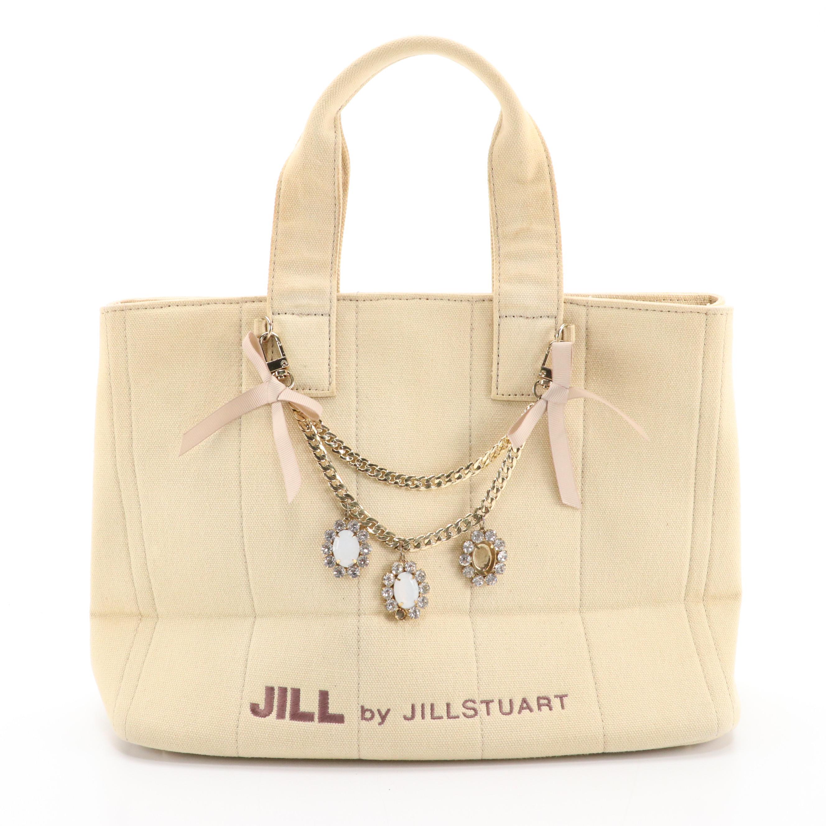 Jill by Jill Stuart Embellished Small Tote and Jill Stuart Tutu Cosmetic Pouch
