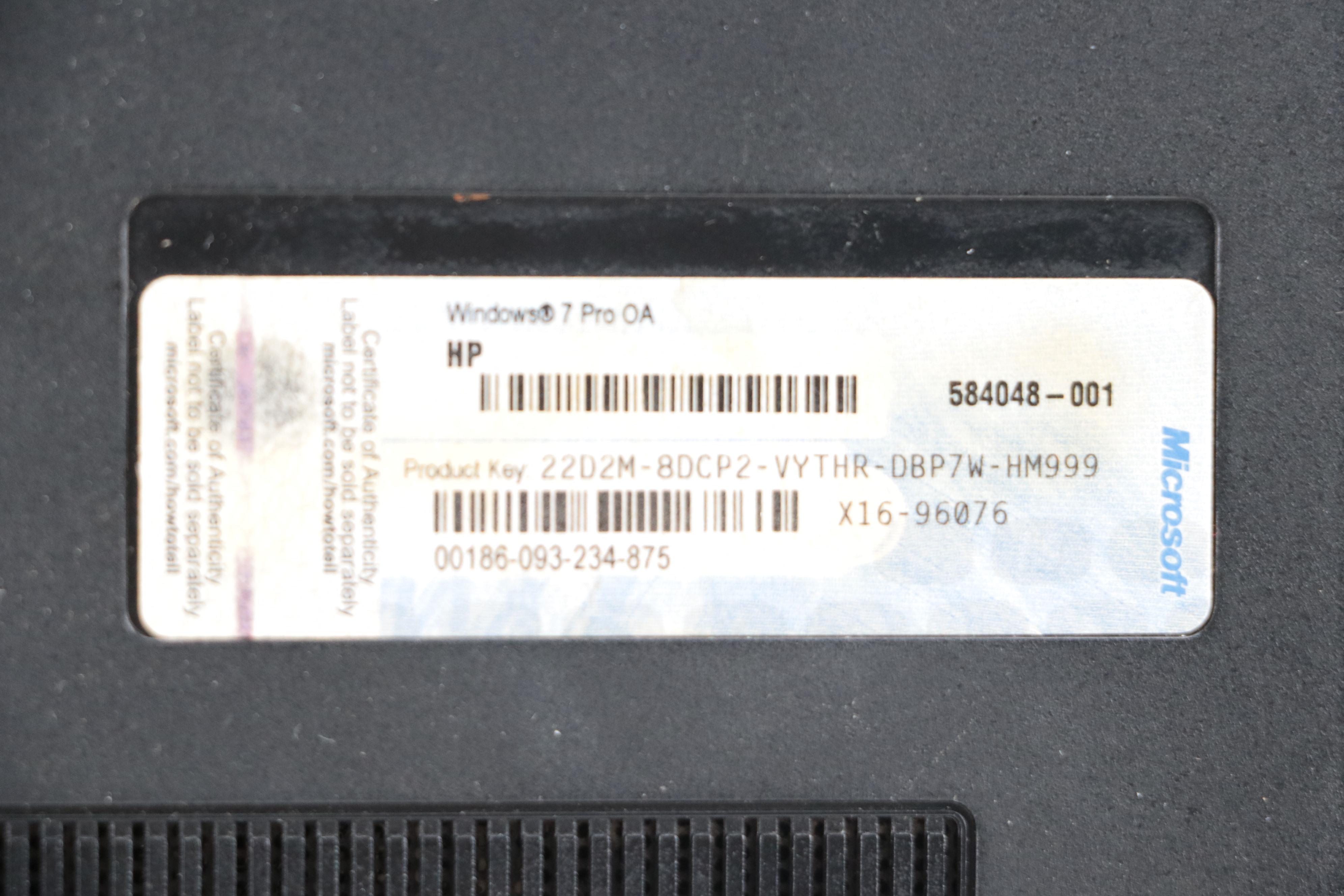 HP ProBook 6550b 15.6" 4GB Memory Notebook PC with Docking Station