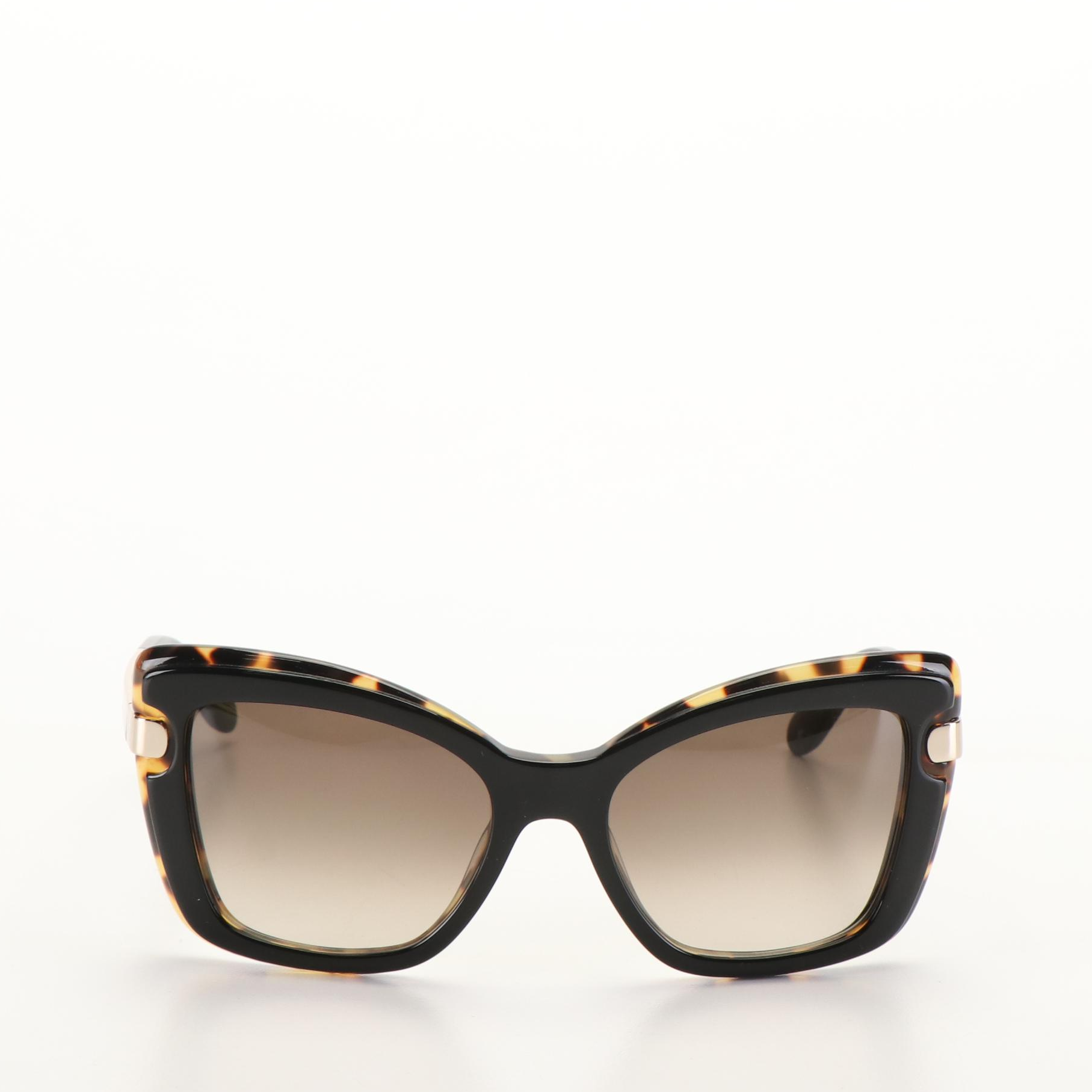 Salvatore Ferragamo SF814S Brown Gradient Black Havana Sunglasses