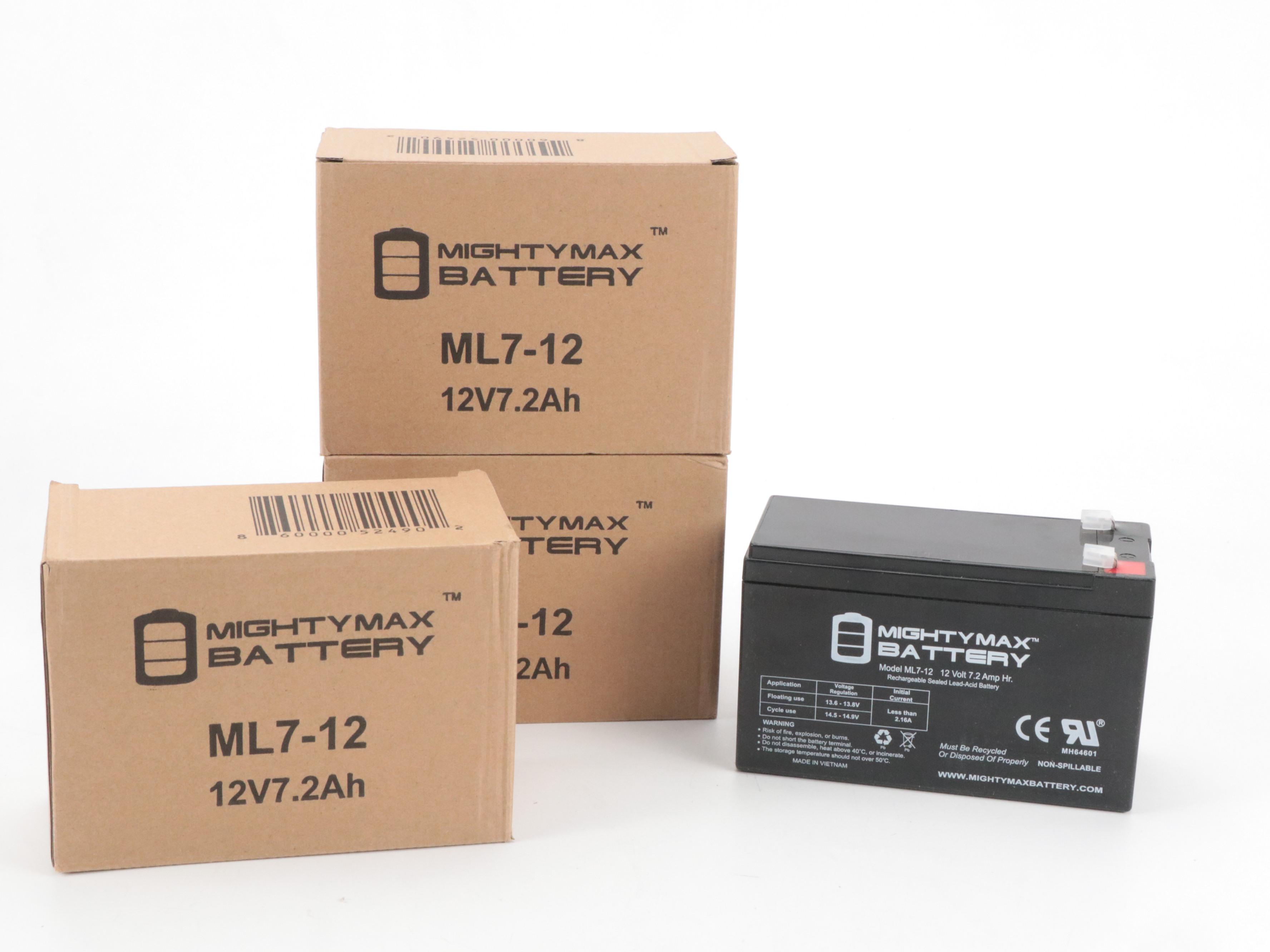 APC BackUPS 550 Power Strips with Mighty Max ML712 Portable Batteries