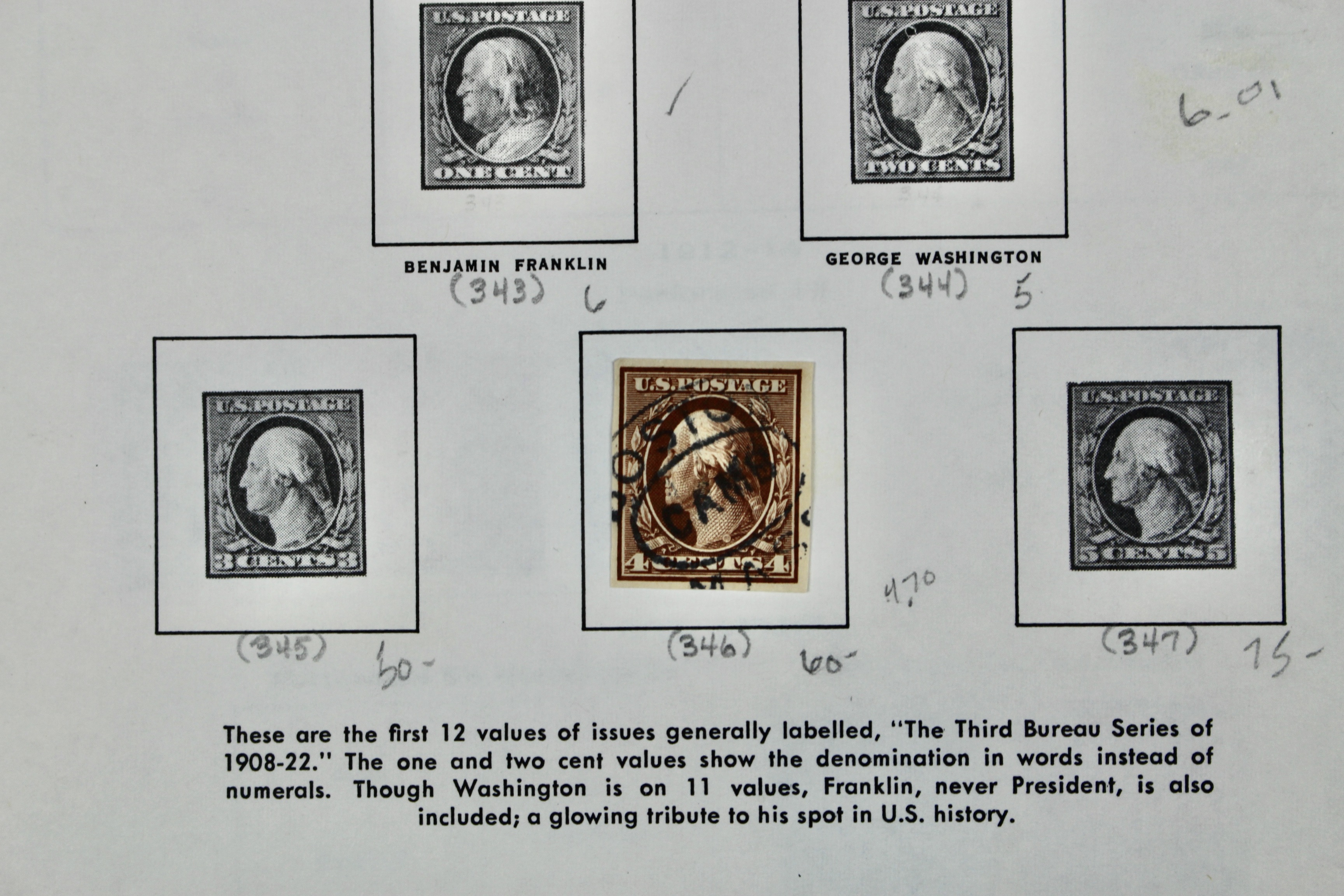 Used U.S. Postage Stamp Collection, 1873 to 1929