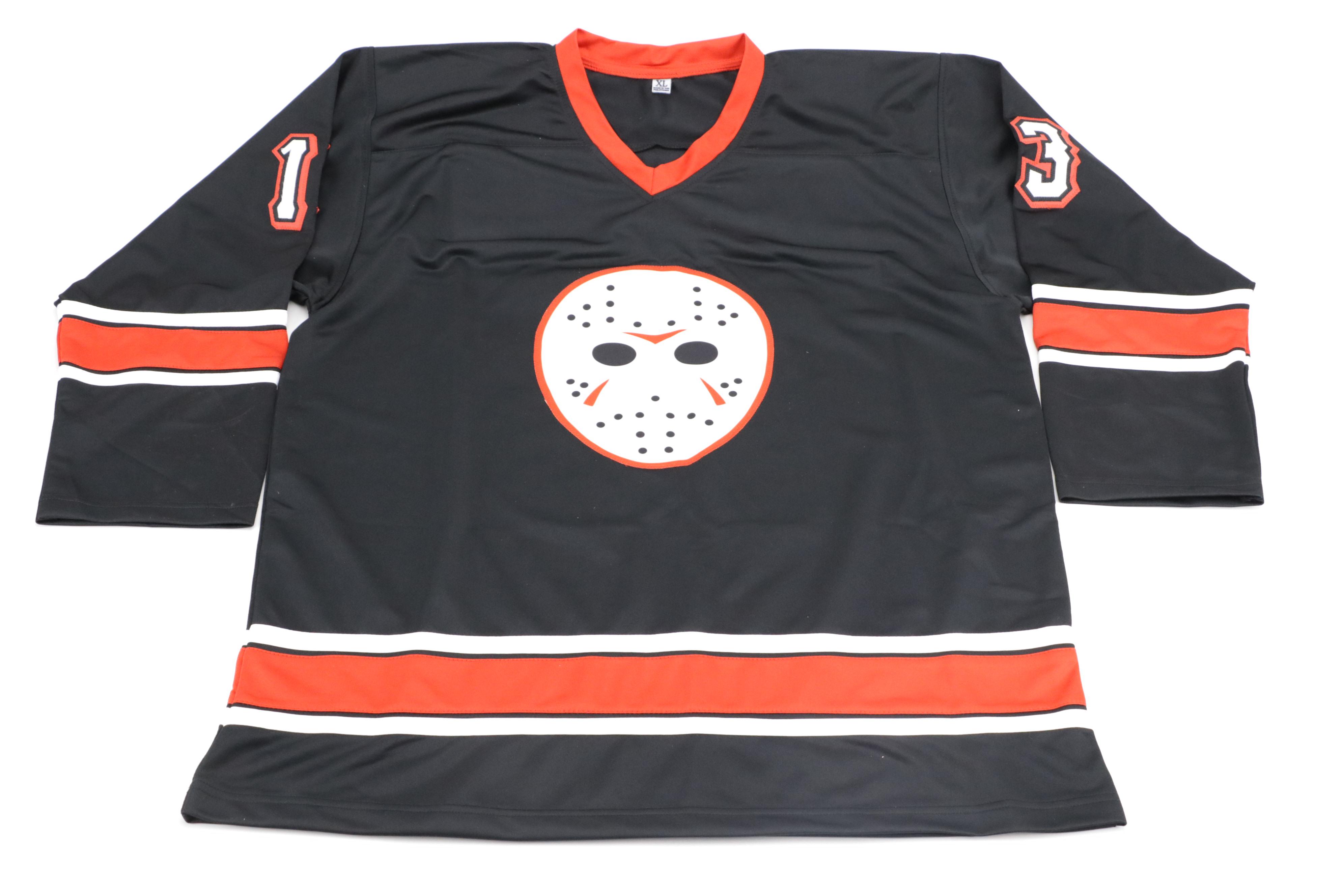 Ari Lehman Signed “Friday the 13th” Jason Voorhees Hockey Jersey