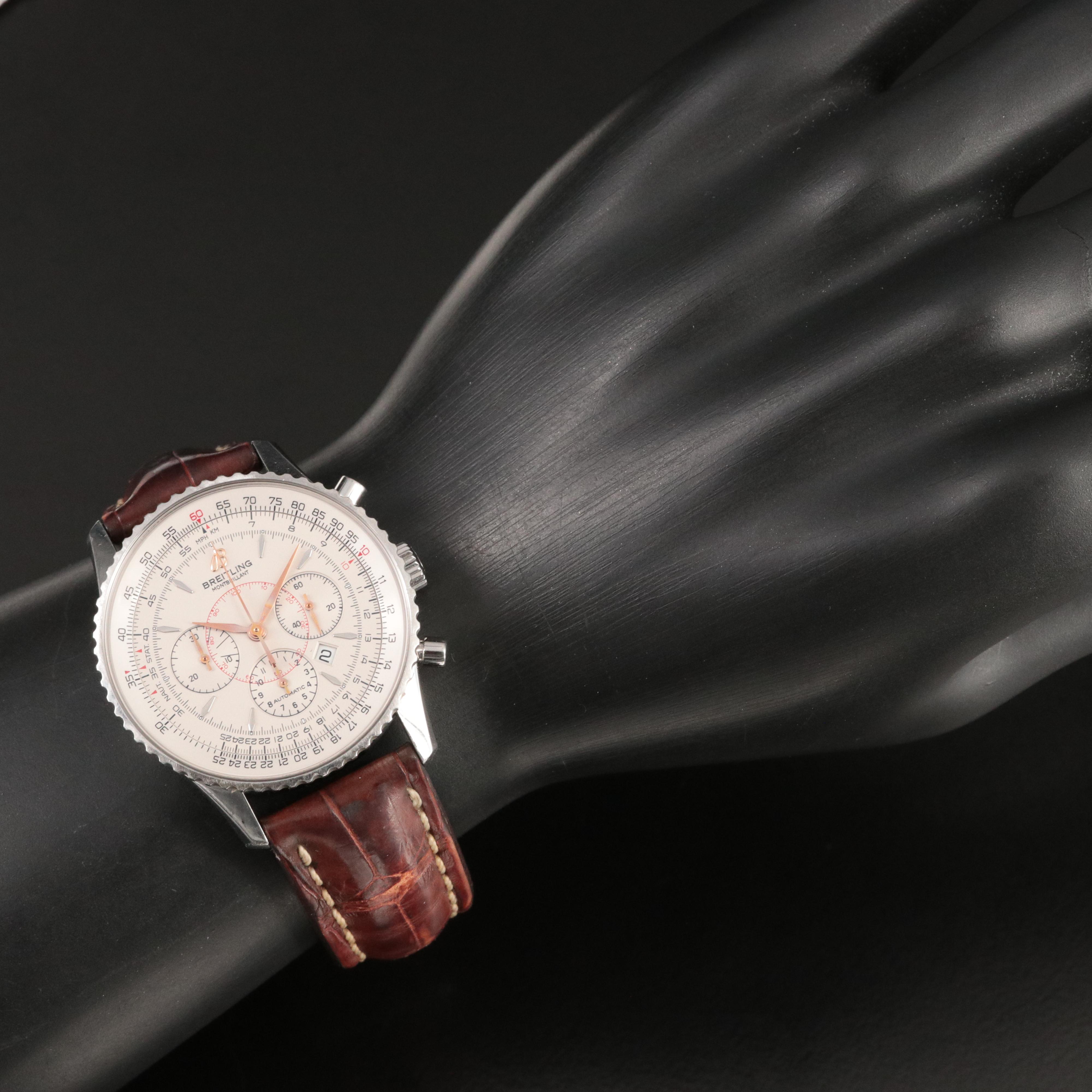 Breitling Montbrillant Navitimer 38MM Steel Automatic Watch