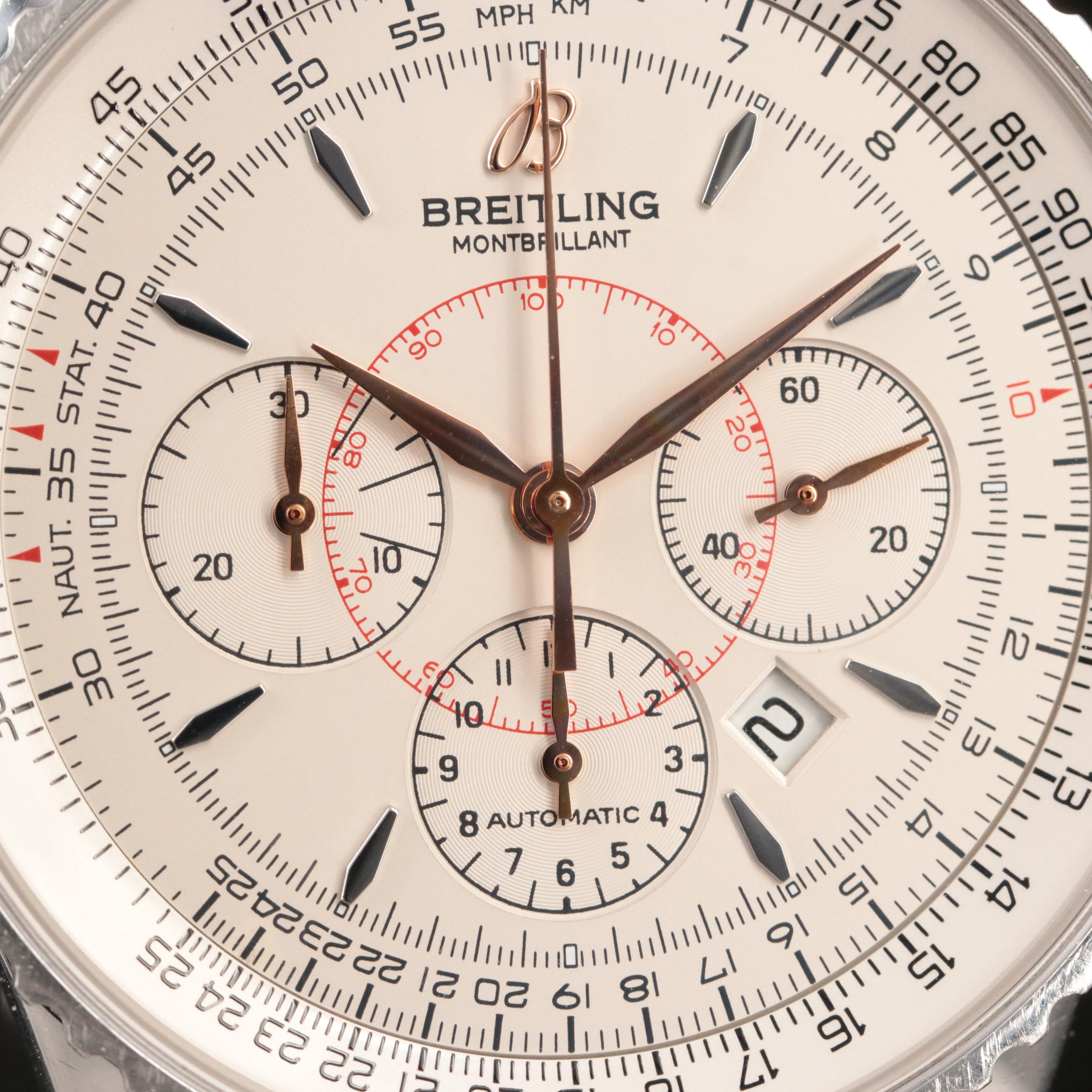 Breitling Montbrillant Navitimer 38MM Steel Automatic Watch