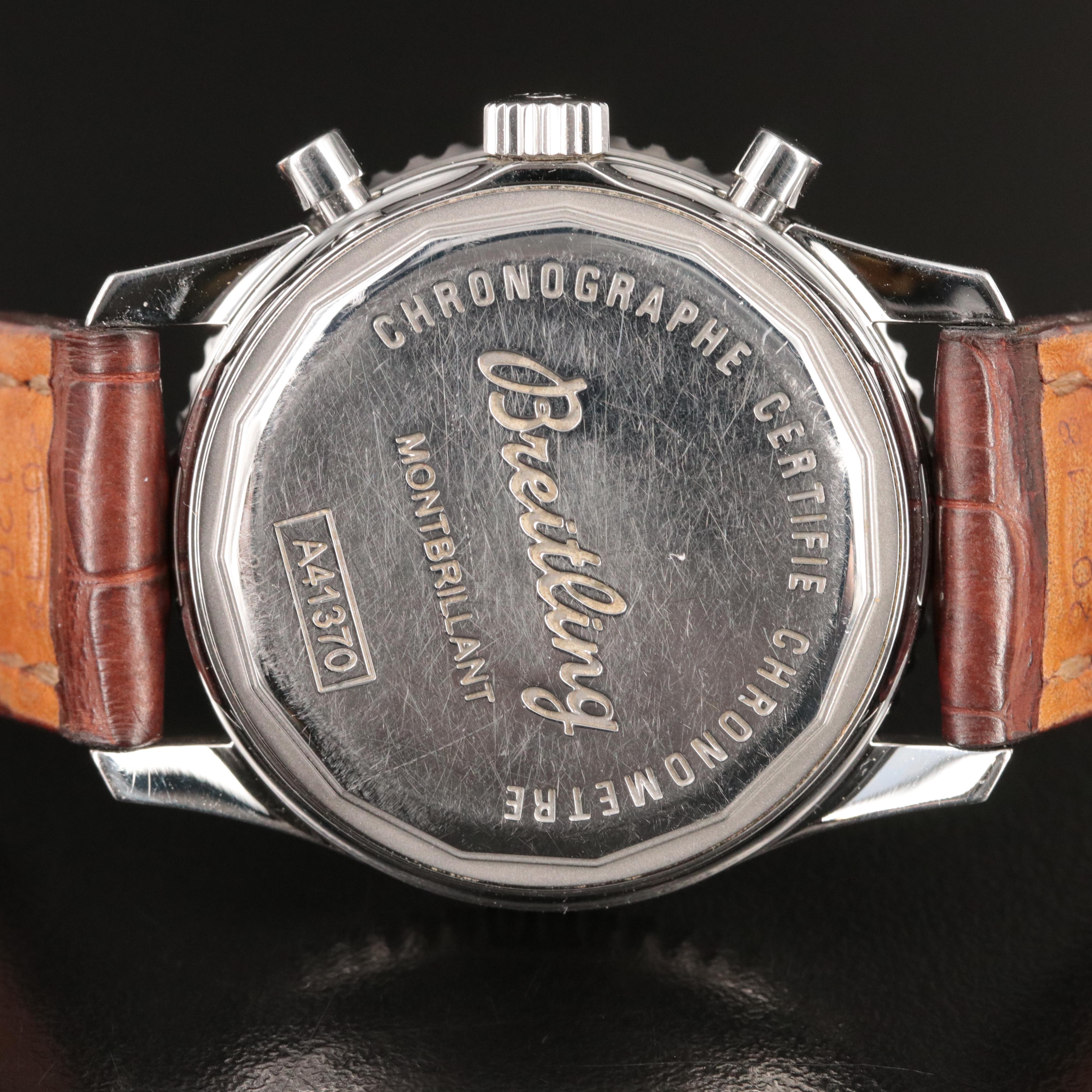 Breitling Montbrillant Navitimer 38MM Steel Automatic Watch