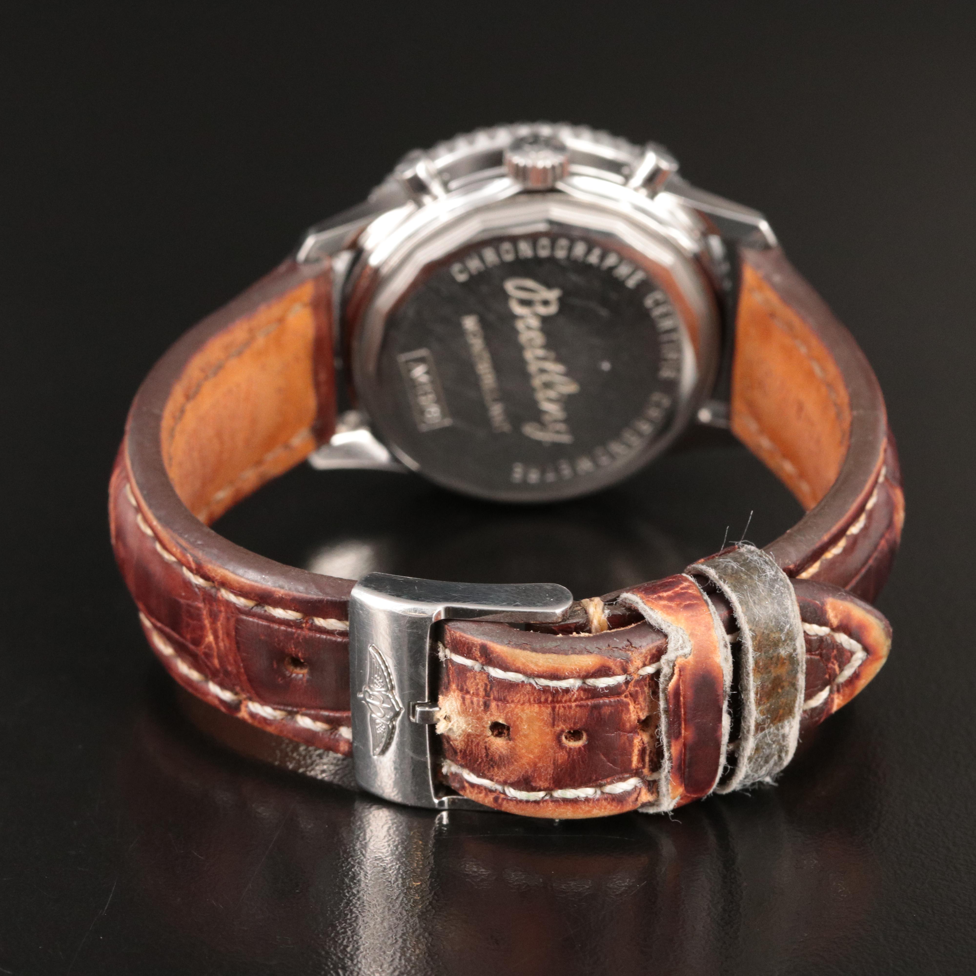 Breitling Montbrillant Navitimer 38MM Steel Automatic Watch