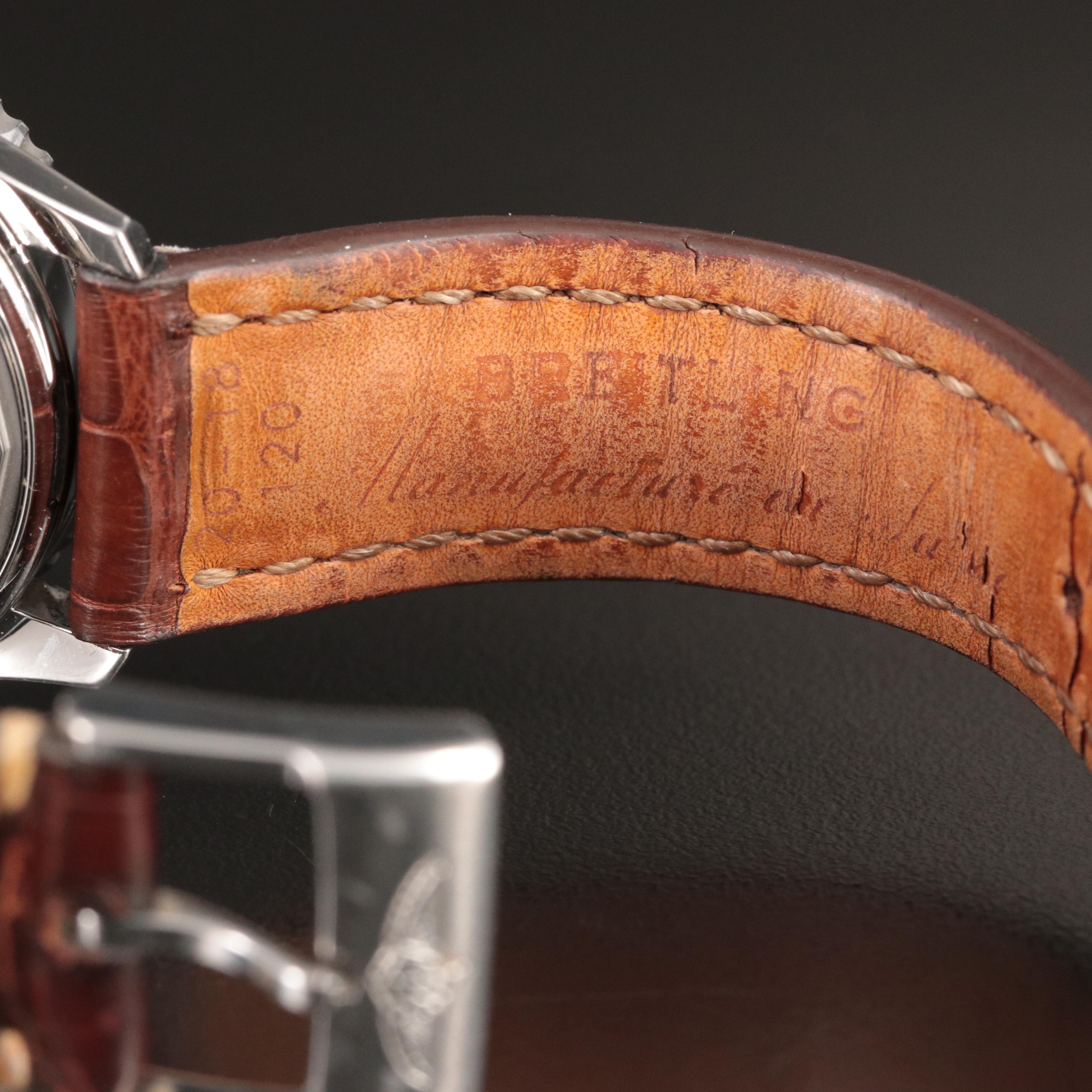 Breitling Montbrillant Navitimer 38MM Steel Automatic Watch