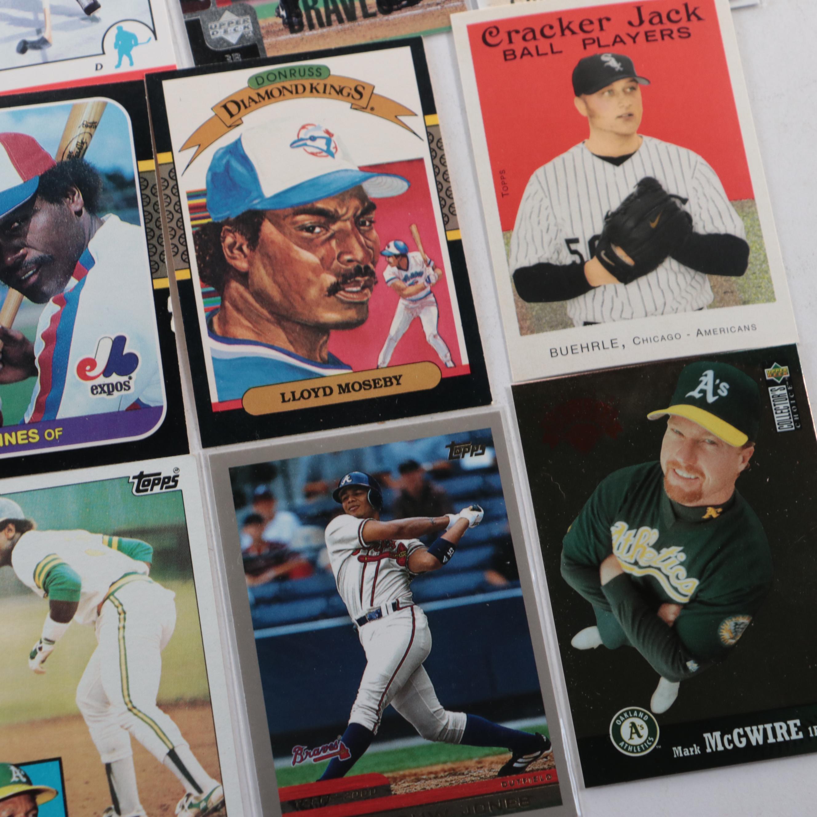 Donruss with Other Sports Cards Featuring Chipper Jones and More, 1980s-2000s