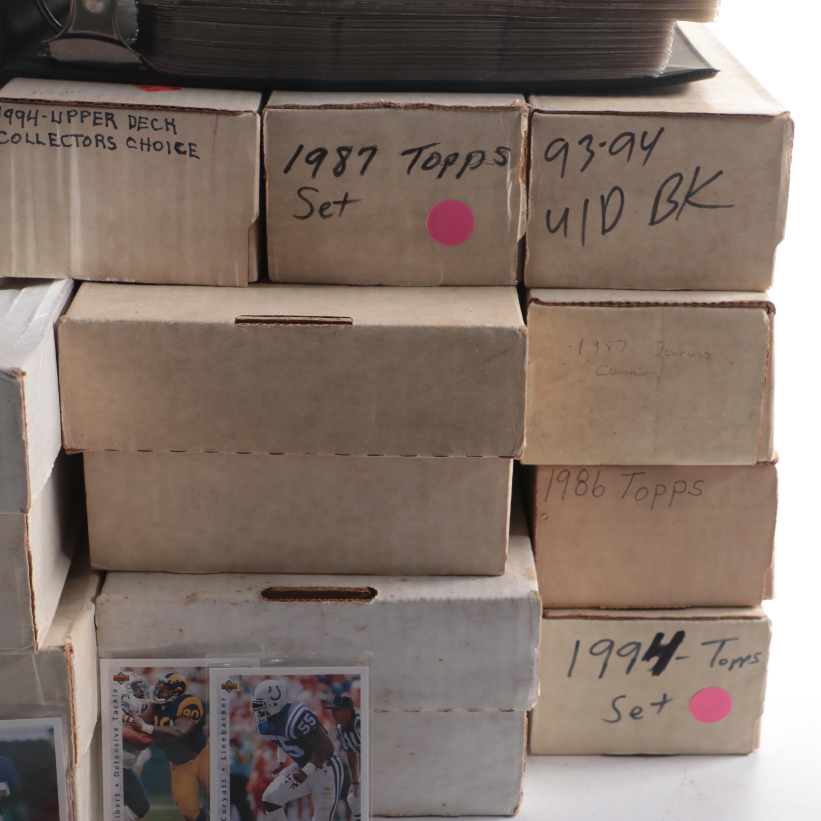 Donruss with Other Sports Cards Featuring Chipper Jones and More, 1980s-2000s