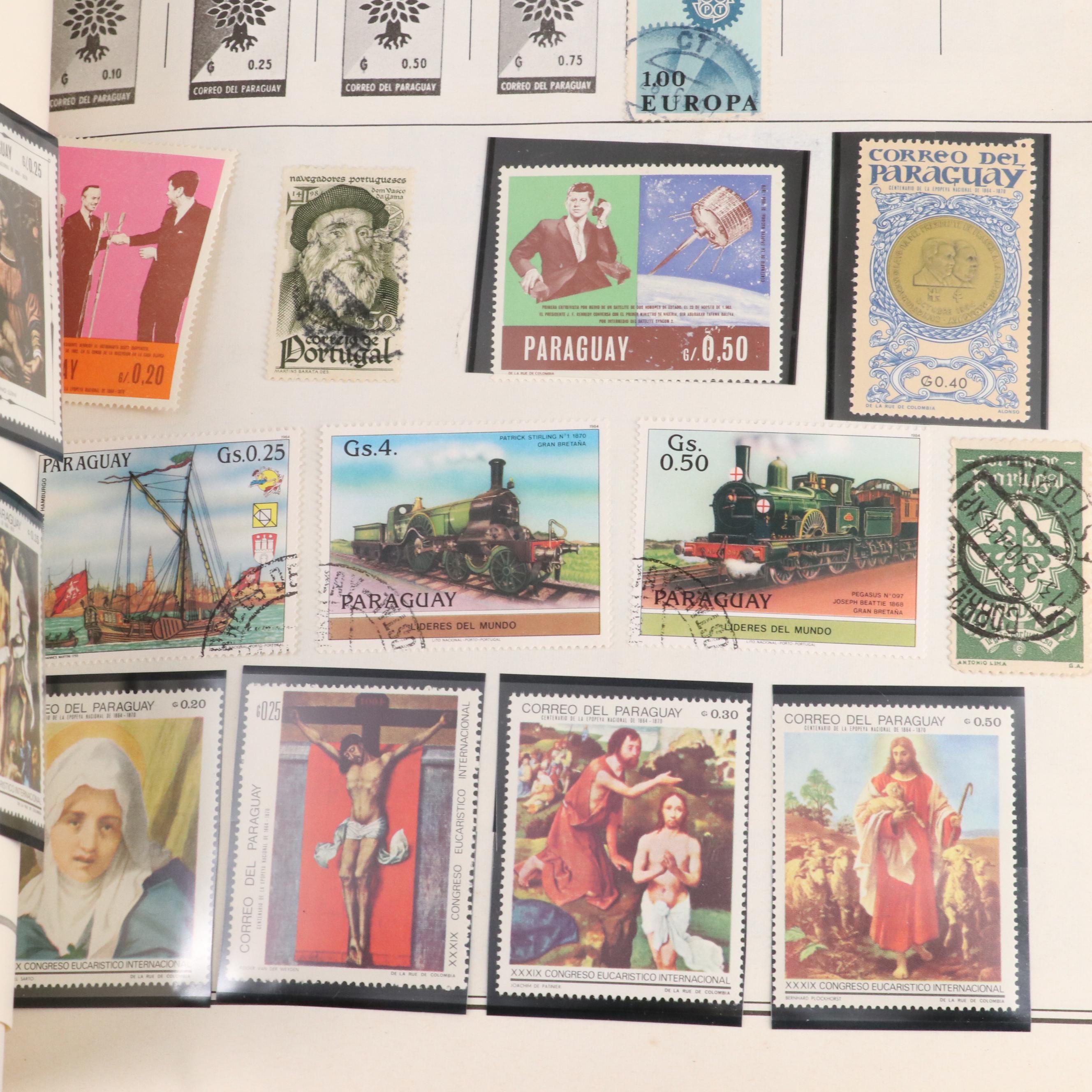 World Postage Stamp Collection in a Harris Citation Stamp Album