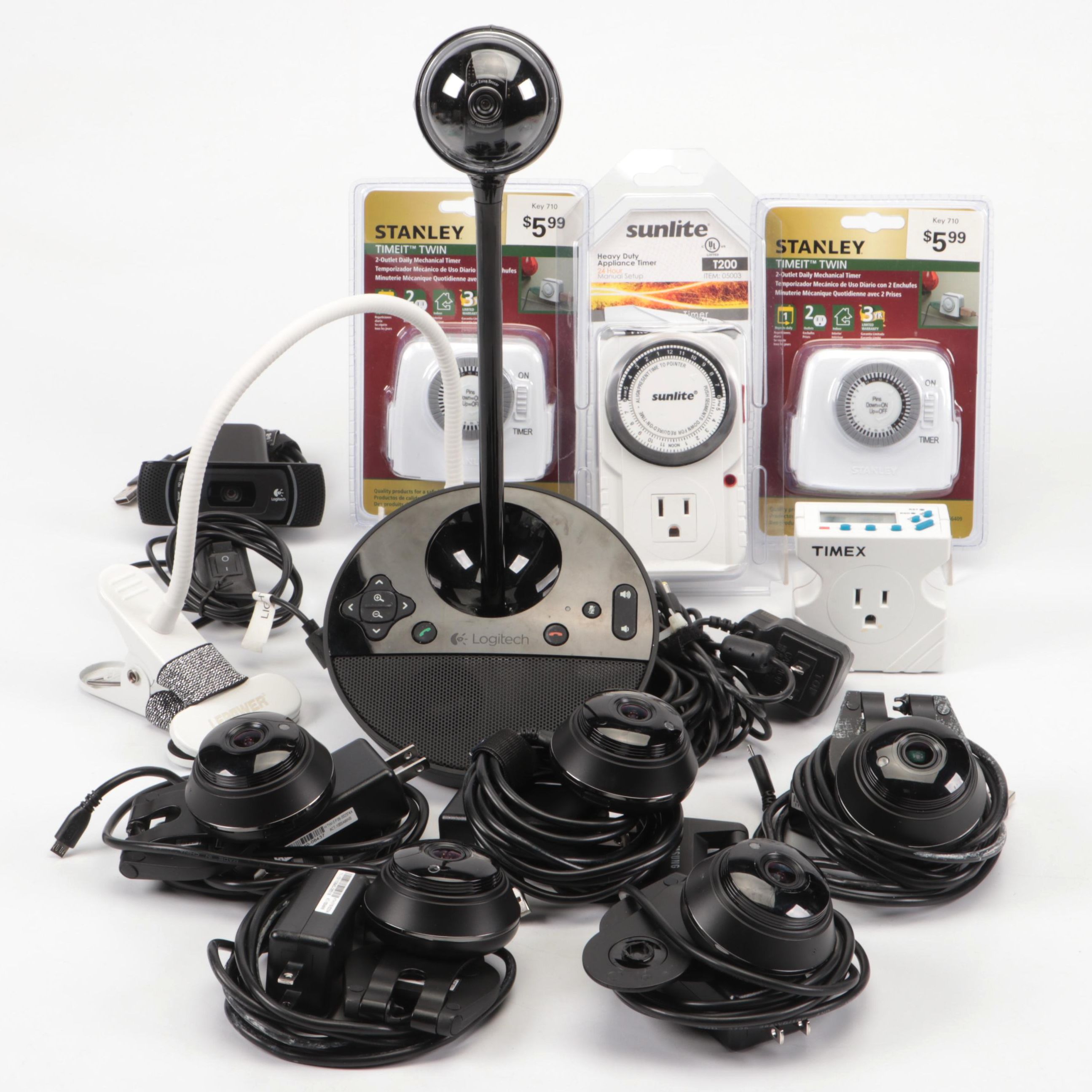 Logitech V-U0029 Webcam Speakerphone with Logitech and Samsung Webcams