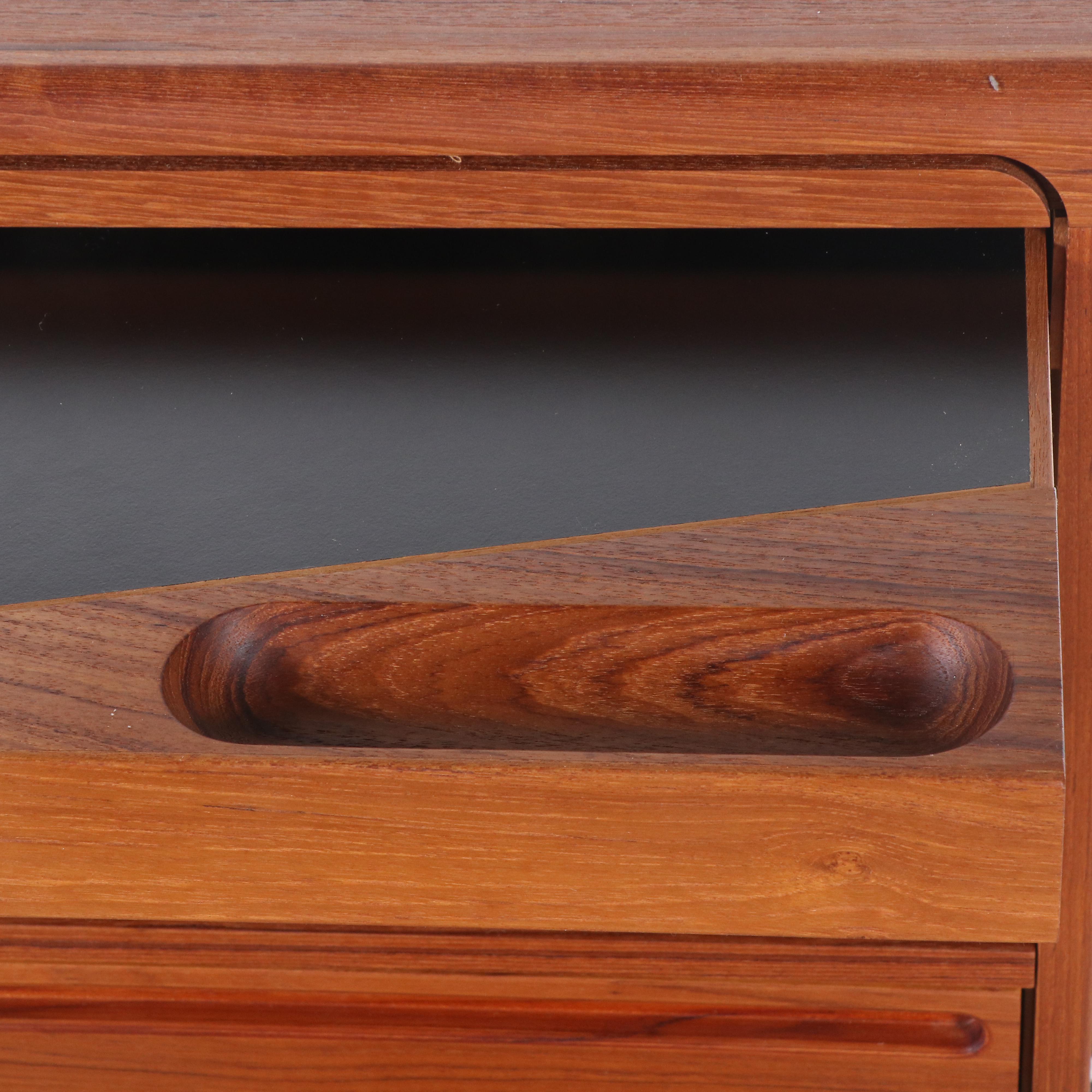 Tørring Møbelfabrik Teak Queen Bed and Nightstands From Furniture by Otmar