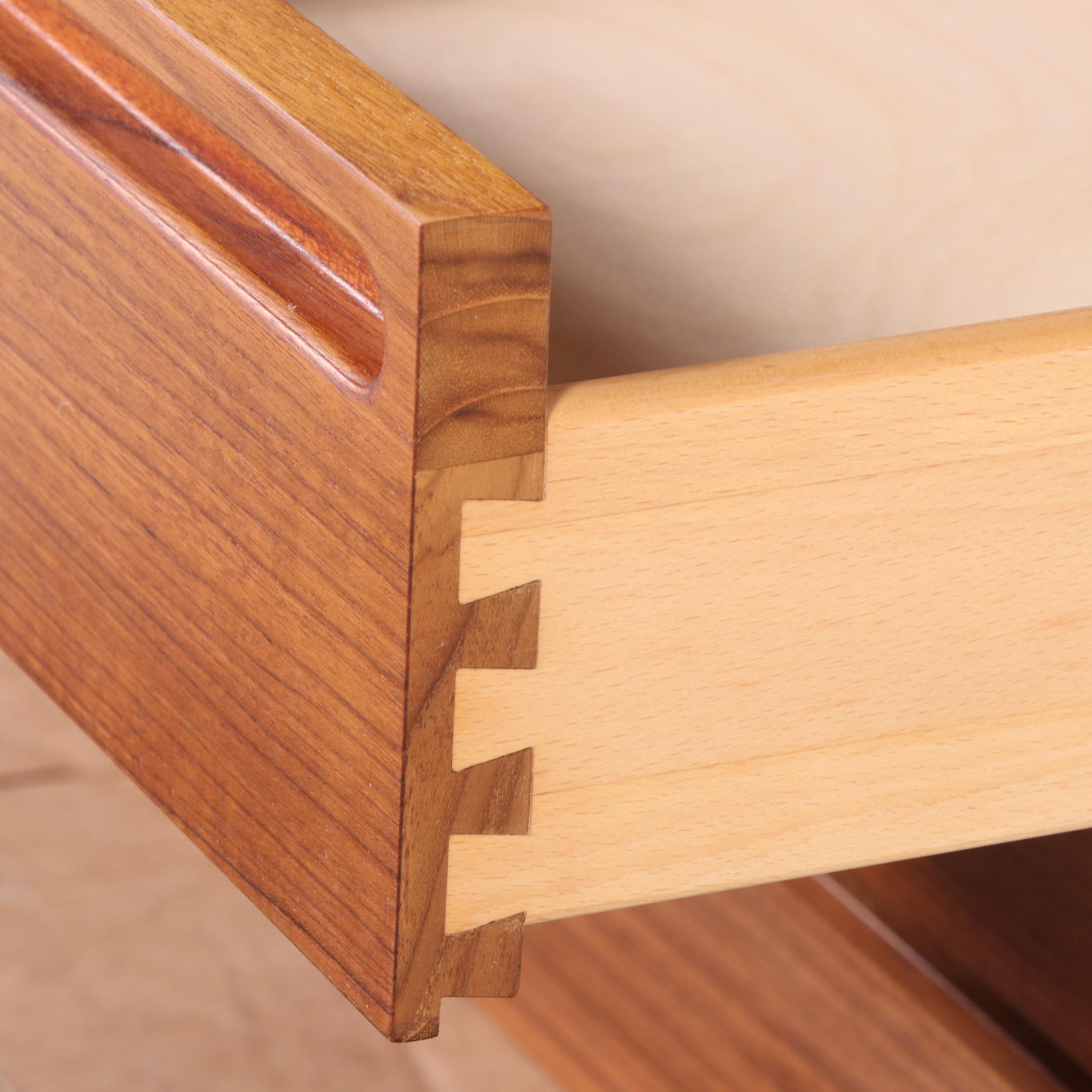 Tørring Møbelfabrik Teak Queen Bed and Nightstands From Furniture by Otmar