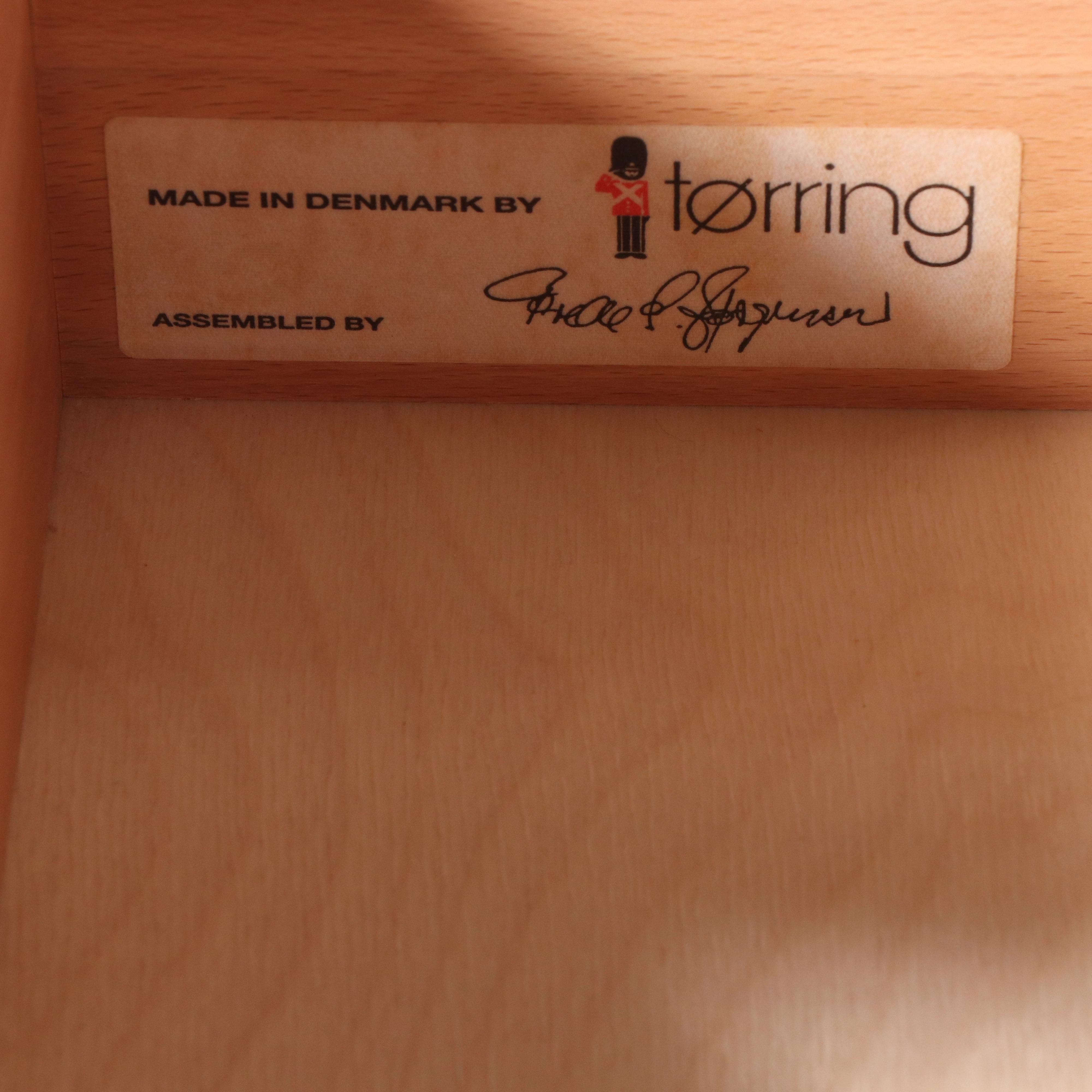 Tørring Møbelfabrik Teak Queen Bed and Nightstands From Furniture by Otmar