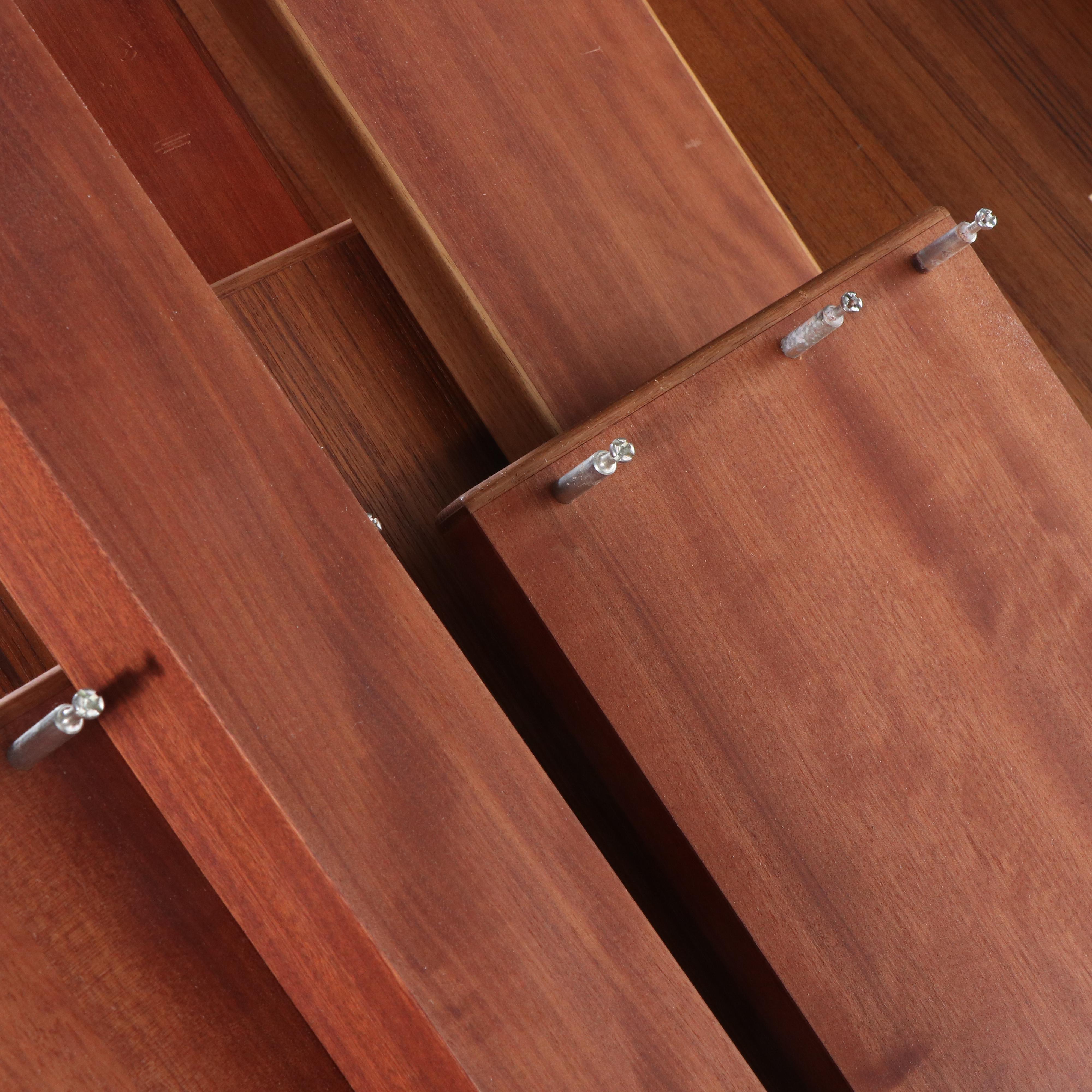 Tørring Møbelfabrik Teak Queen Bed and Nightstands From Furniture by Otmar