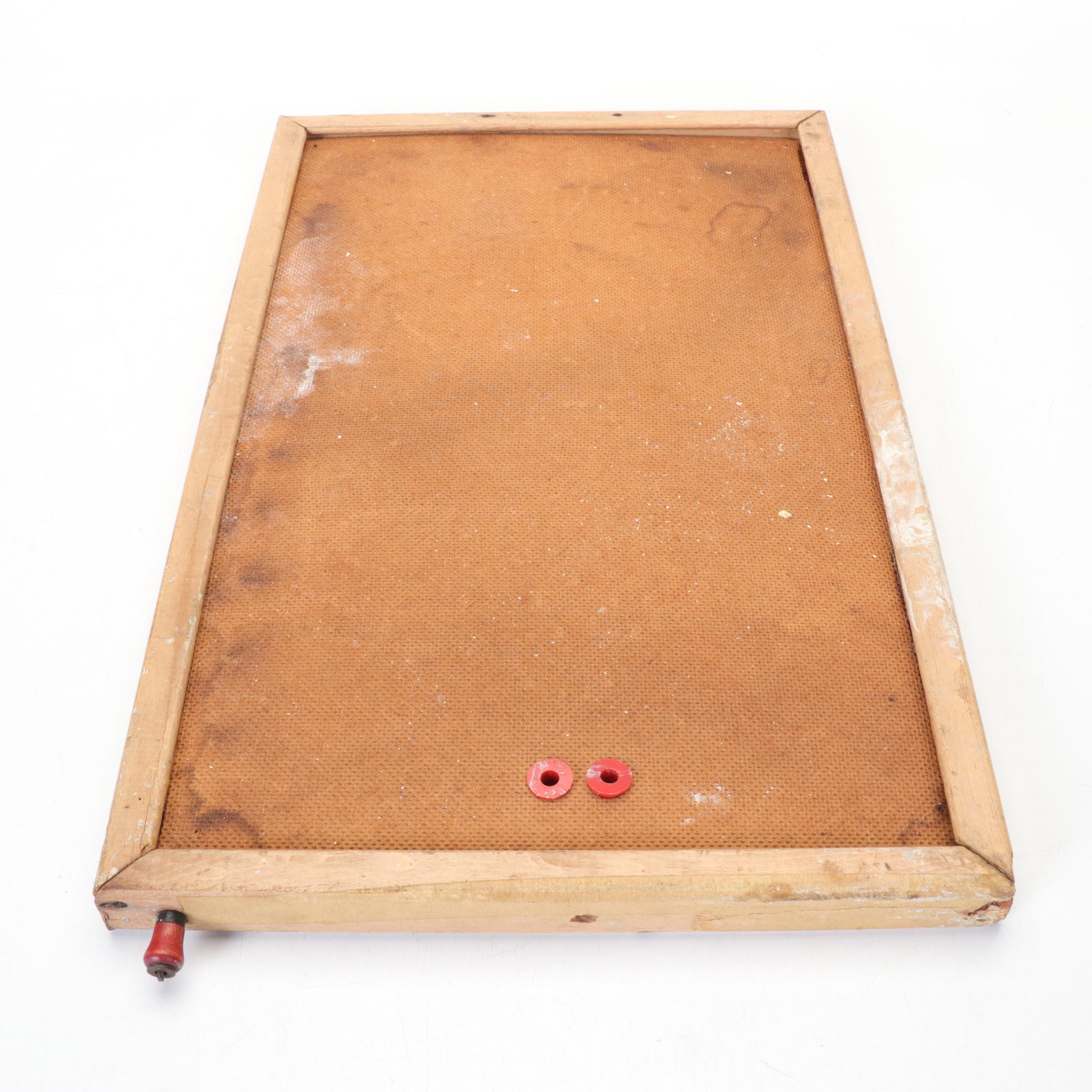 Northwestern Products "Bat-m-Up" Tabletop Bagatelle Baseball Pinball Game