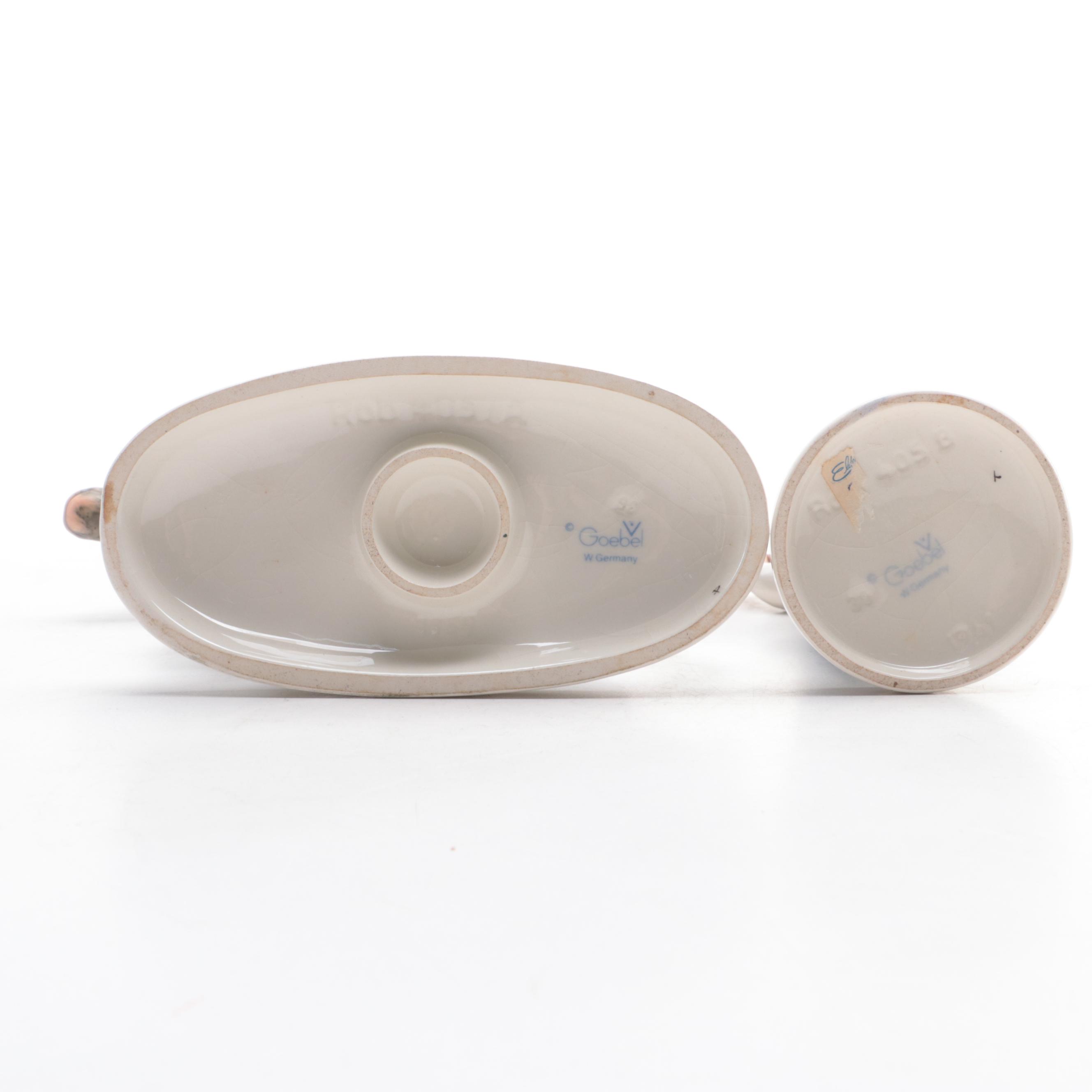 Goebel "Flight Into Egypt" and "St. Joseph" Porcelain Figurines