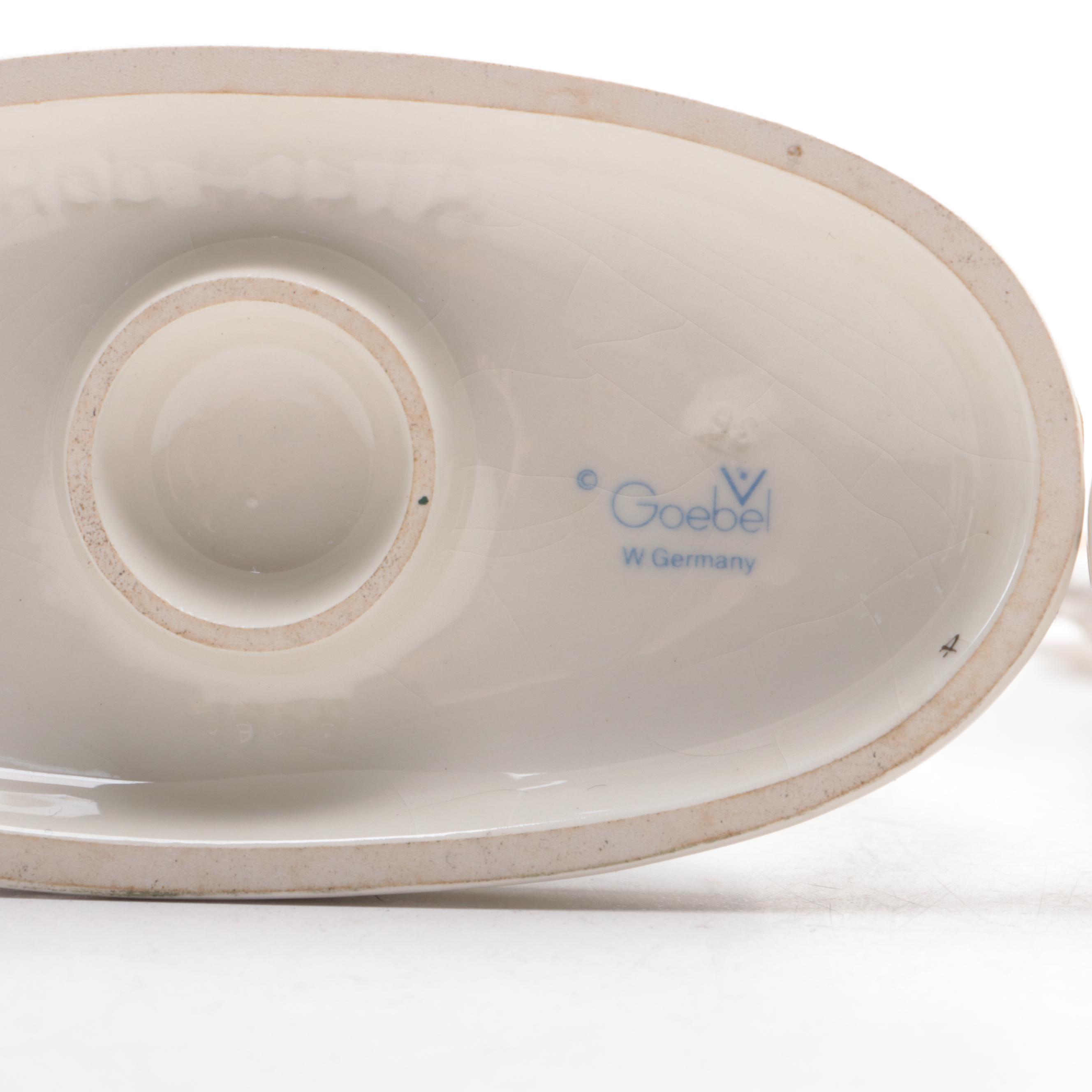 Goebel "Flight Into Egypt" and "St. Joseph" Porcelain Figurines