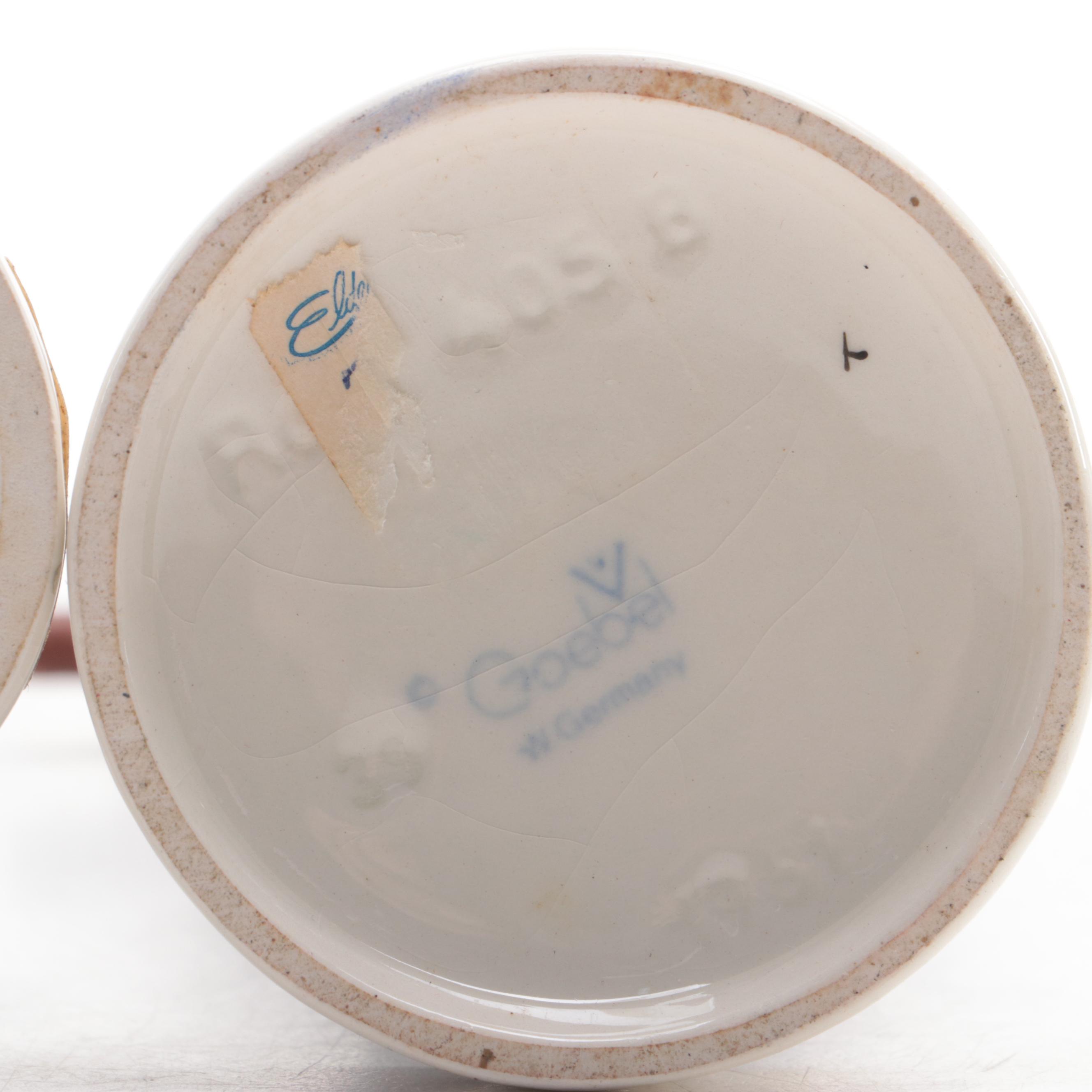 Goebel "Flight Into Egypt" and "St. Joseph" Porcelain Figurines