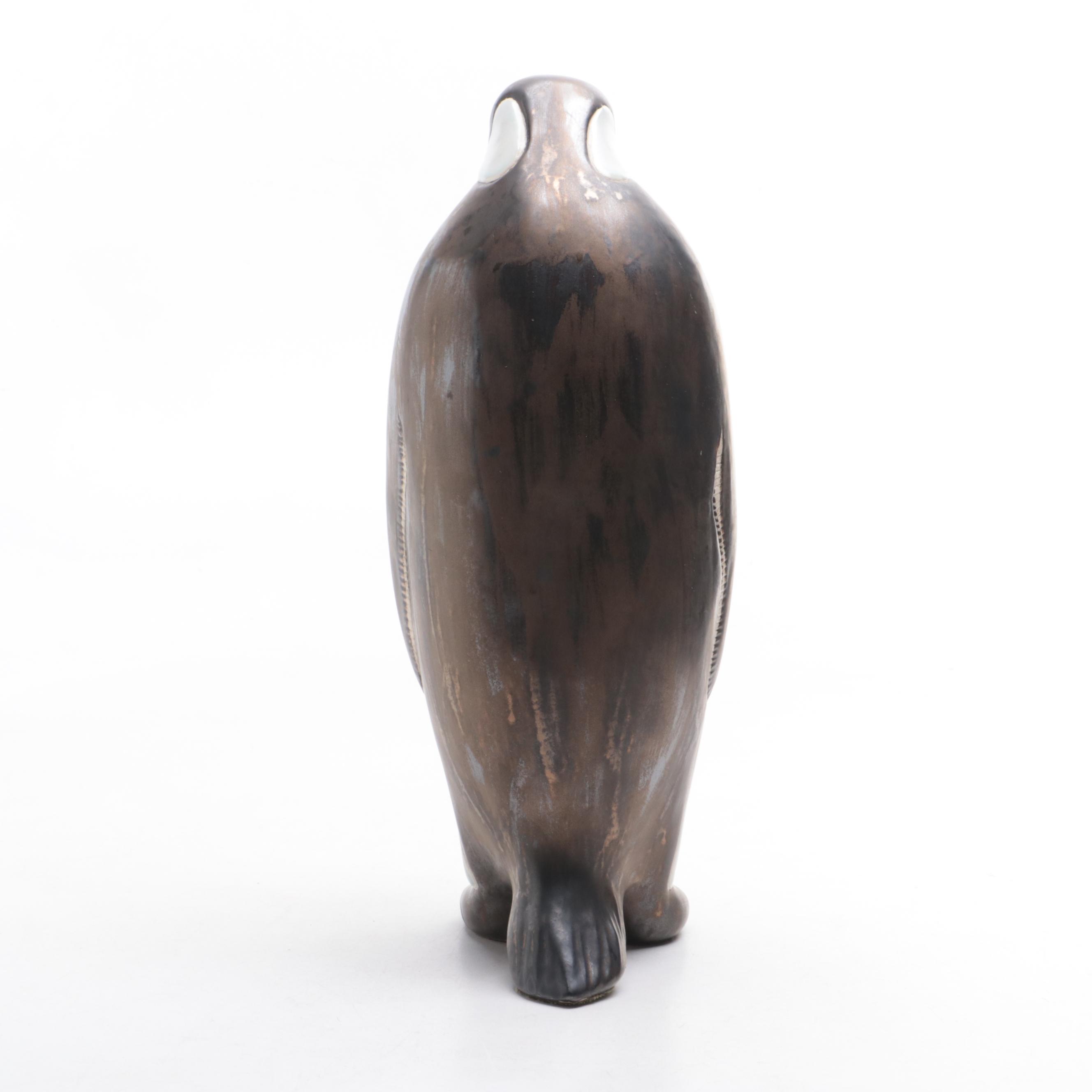 Andersen Design Studio Art Pottery Penguin and Cat