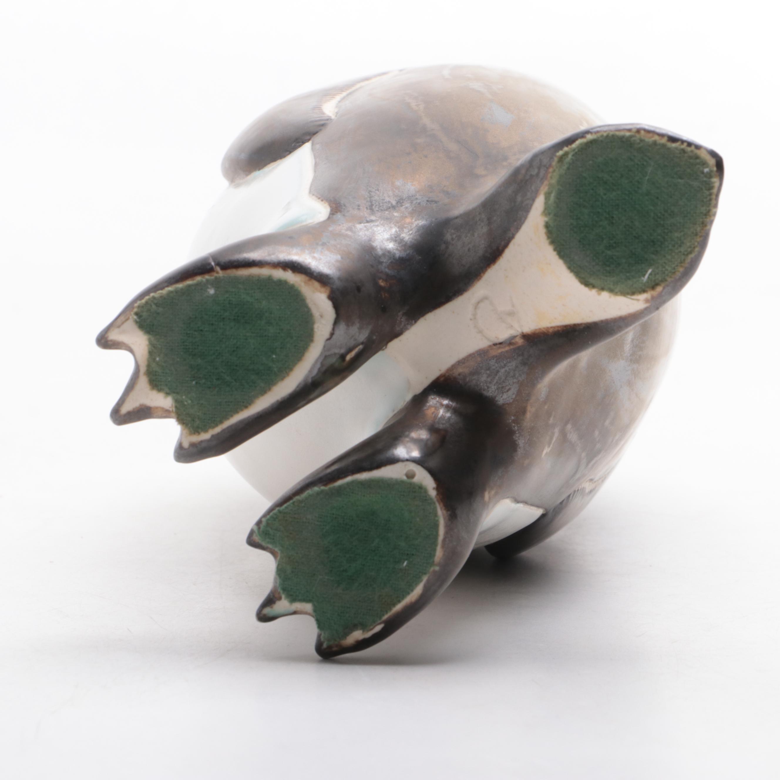 Andersen Design Studio Art Pottery Penguin and Cat