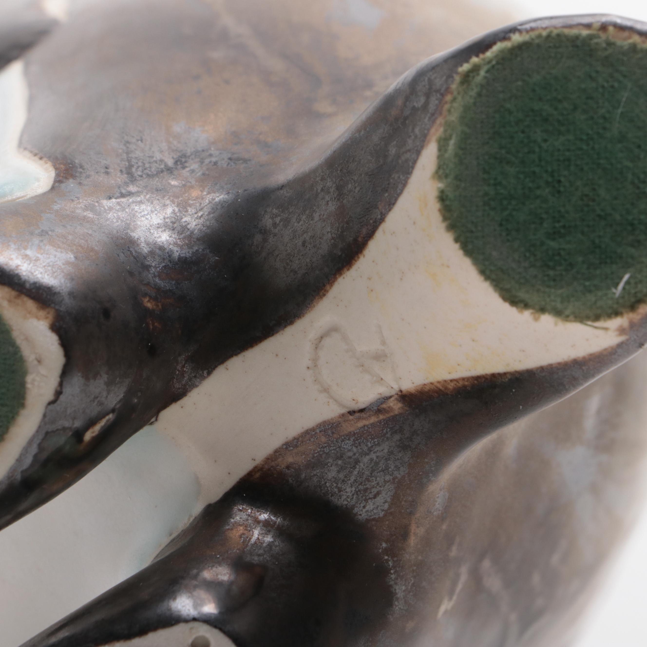 Andersen Design Studio Art Pottery Penguin and Cat