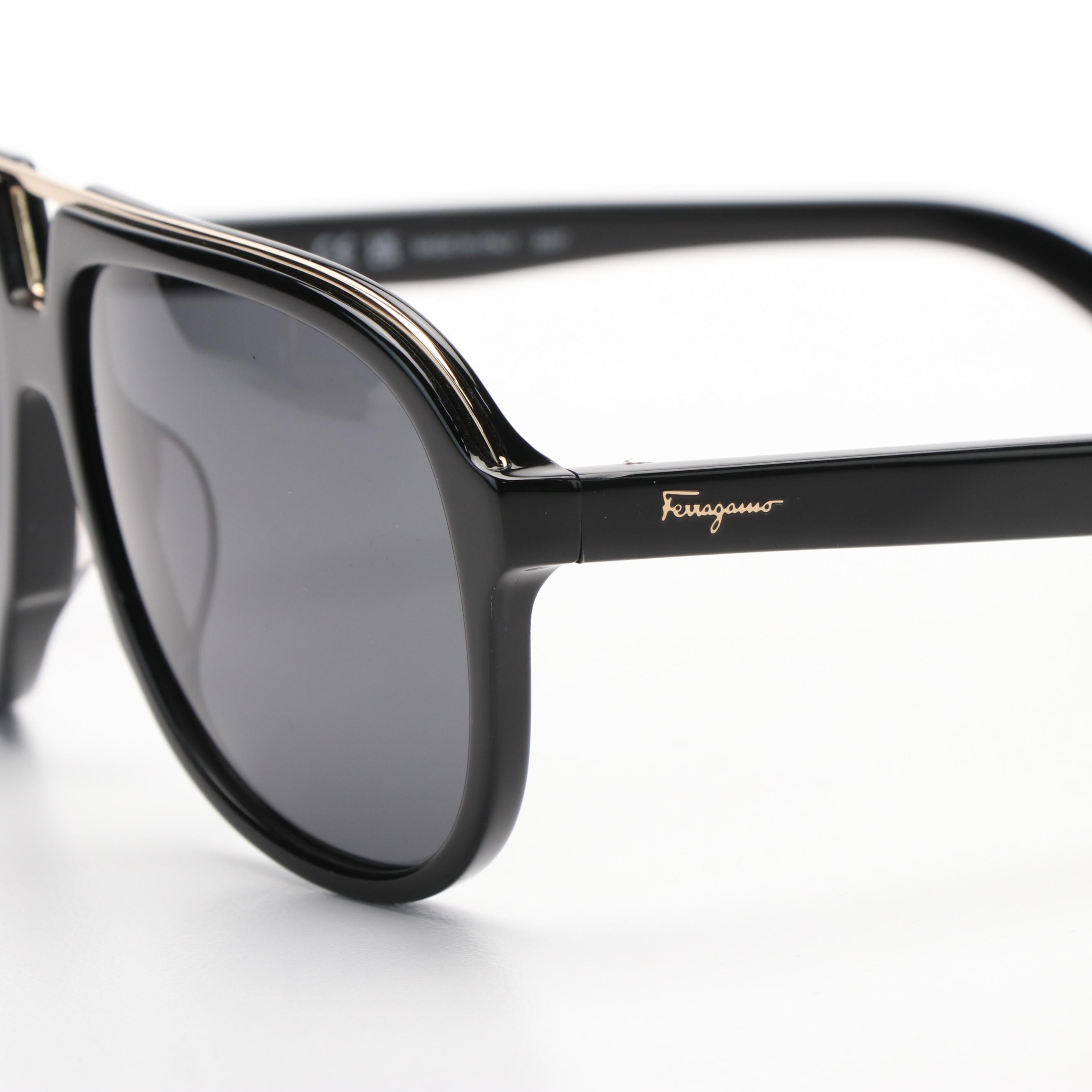 Salvatore Ferragamo  SF730S Aviator Sunglasses with Case