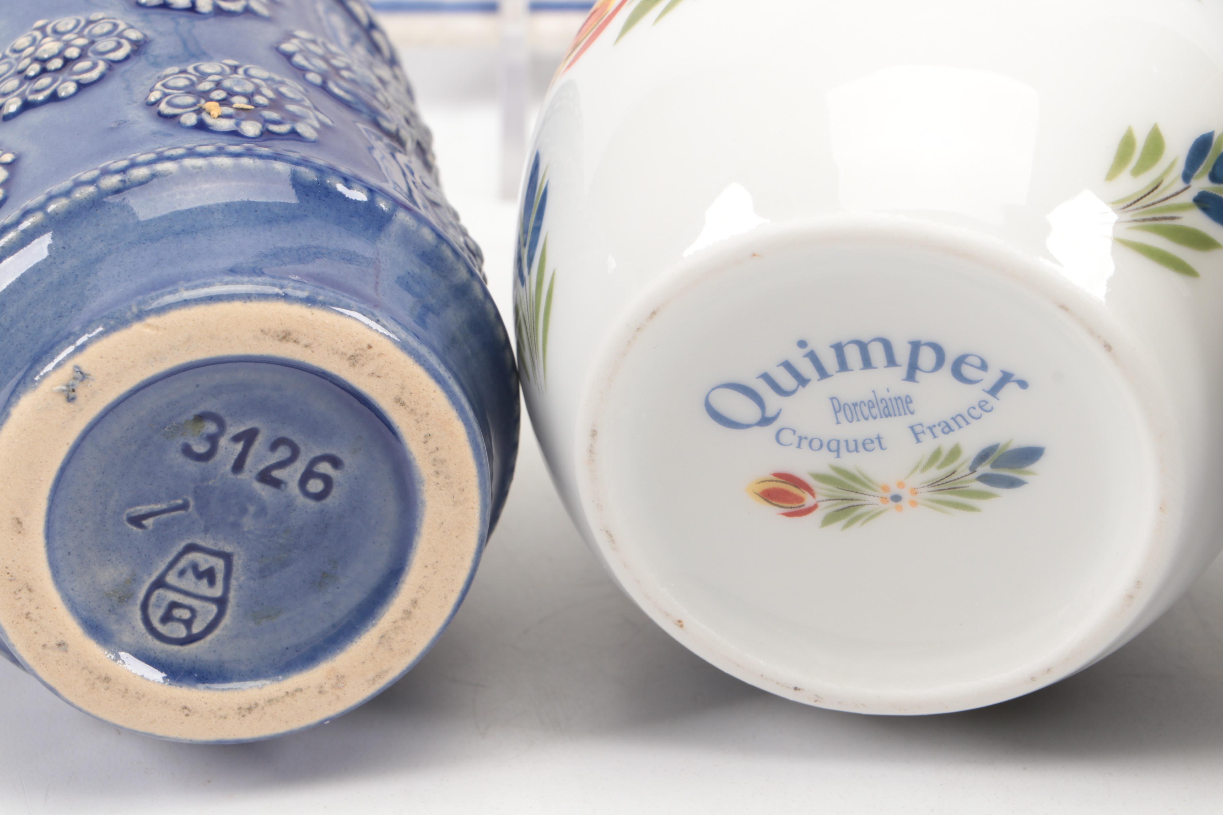 Dedham Pottery Rabbit Plate with Art Pottery Collection