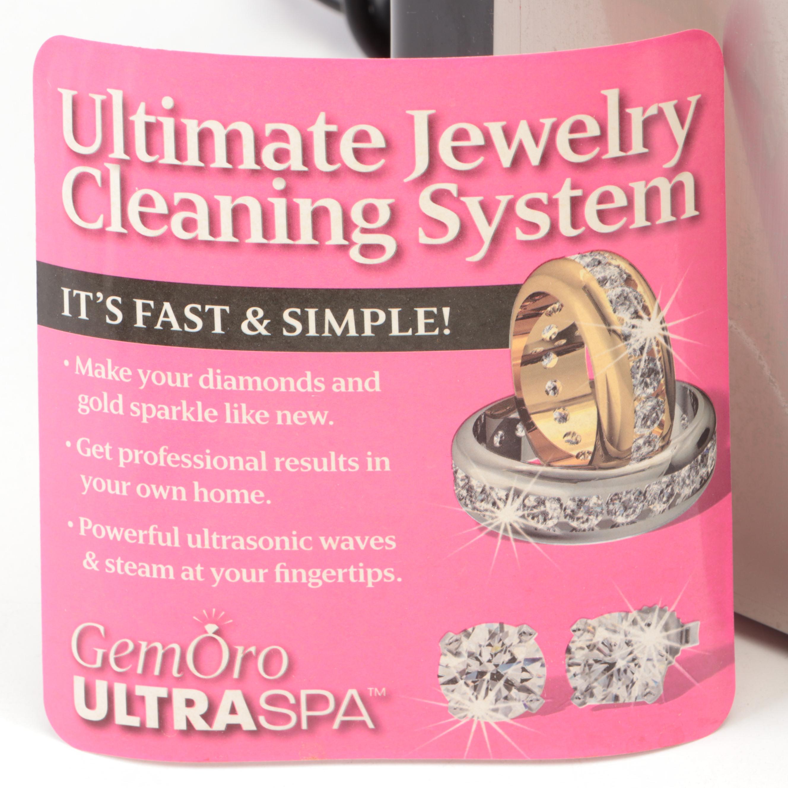 GemOro "UltraSpa" Ultrasonic and Steam Jewelry Cleaning System