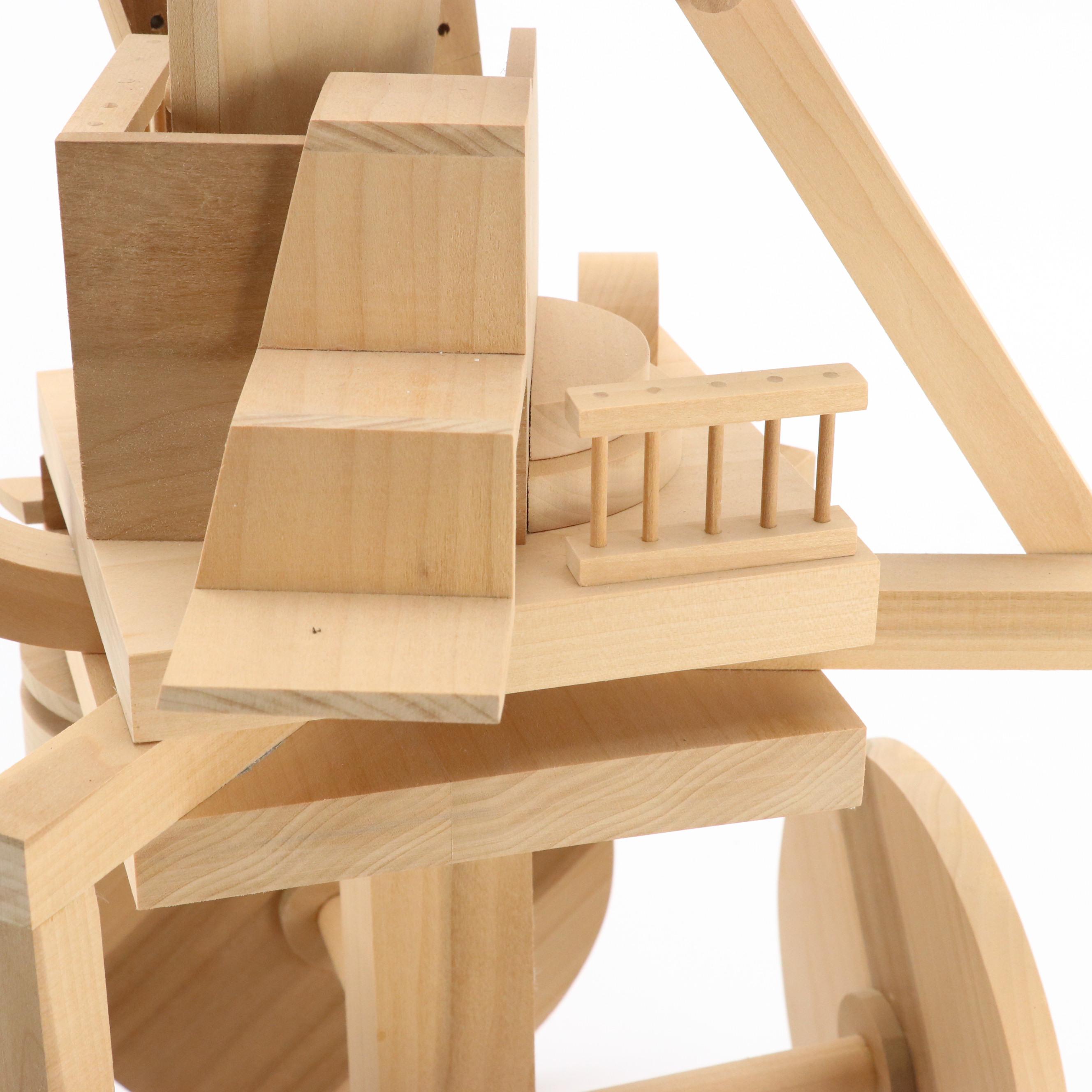 Stuart Fink Abstract Wooden Sculpture