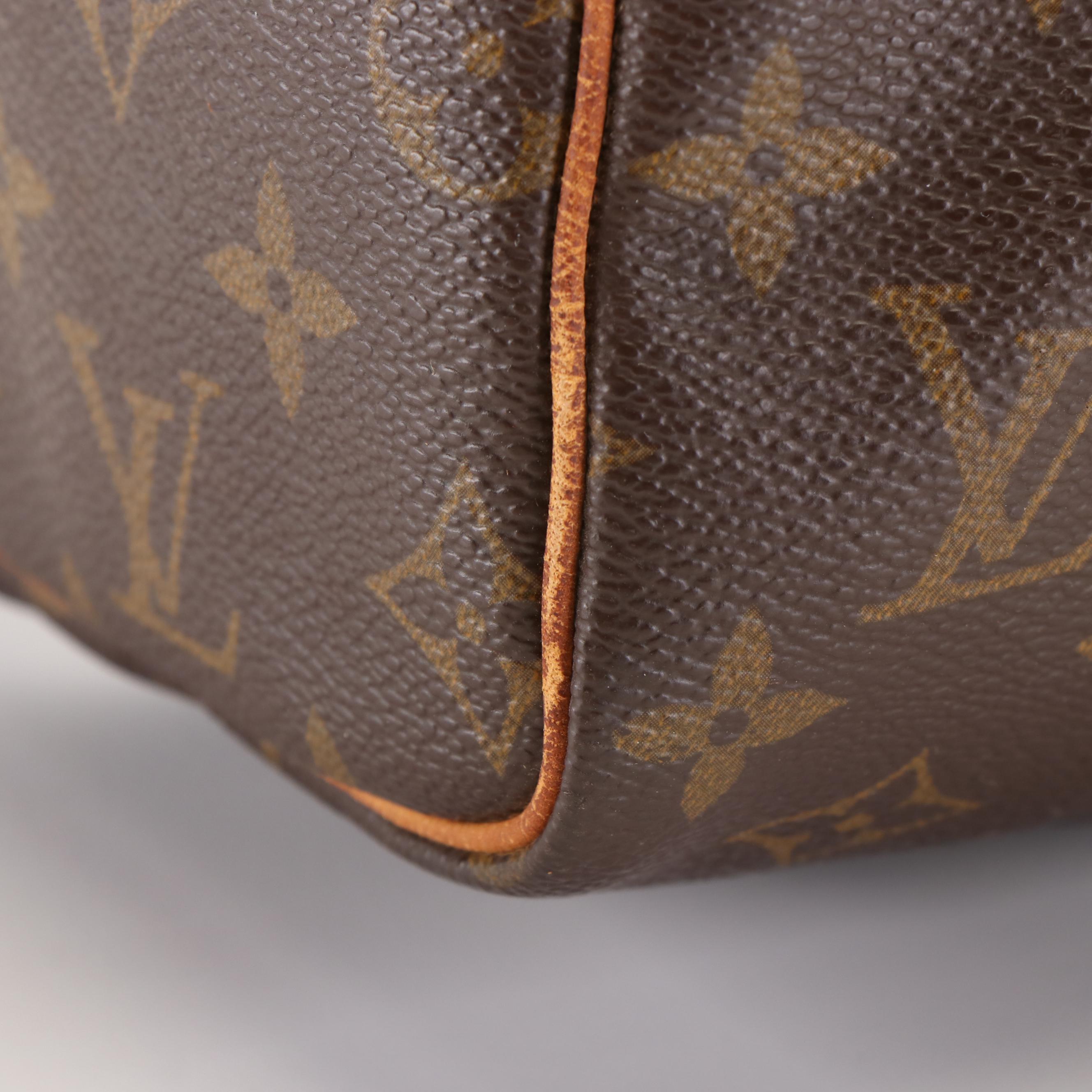 Louis Vuitton Speedy 30 Boston Bag in Brown Monogram Canvas