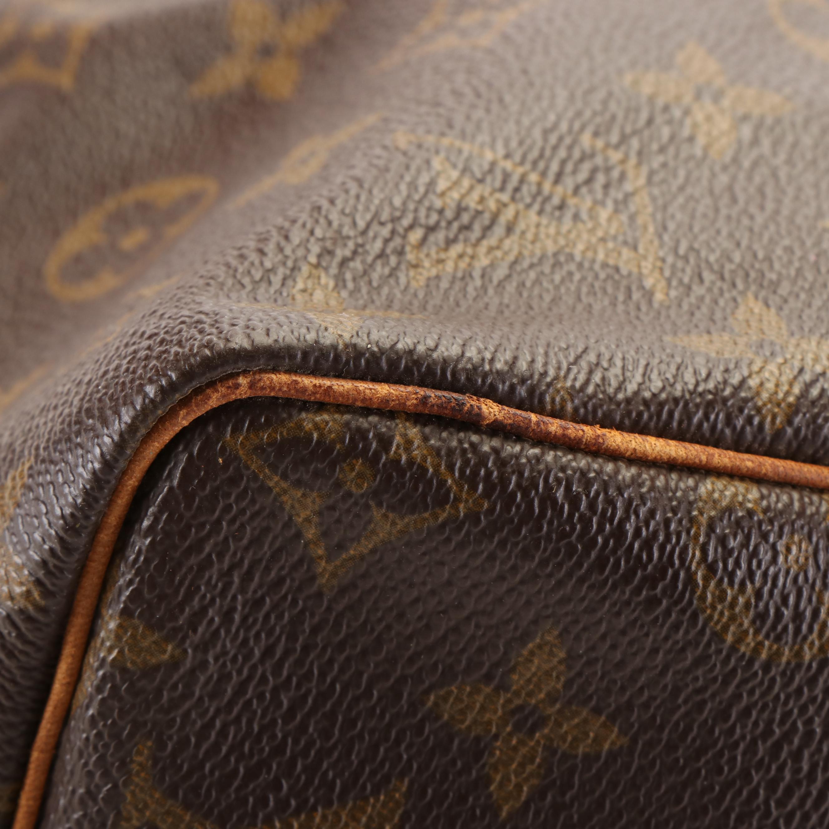 Louis Vuitton Speedy 30 Boston Bag in Brown Monogram Canvas