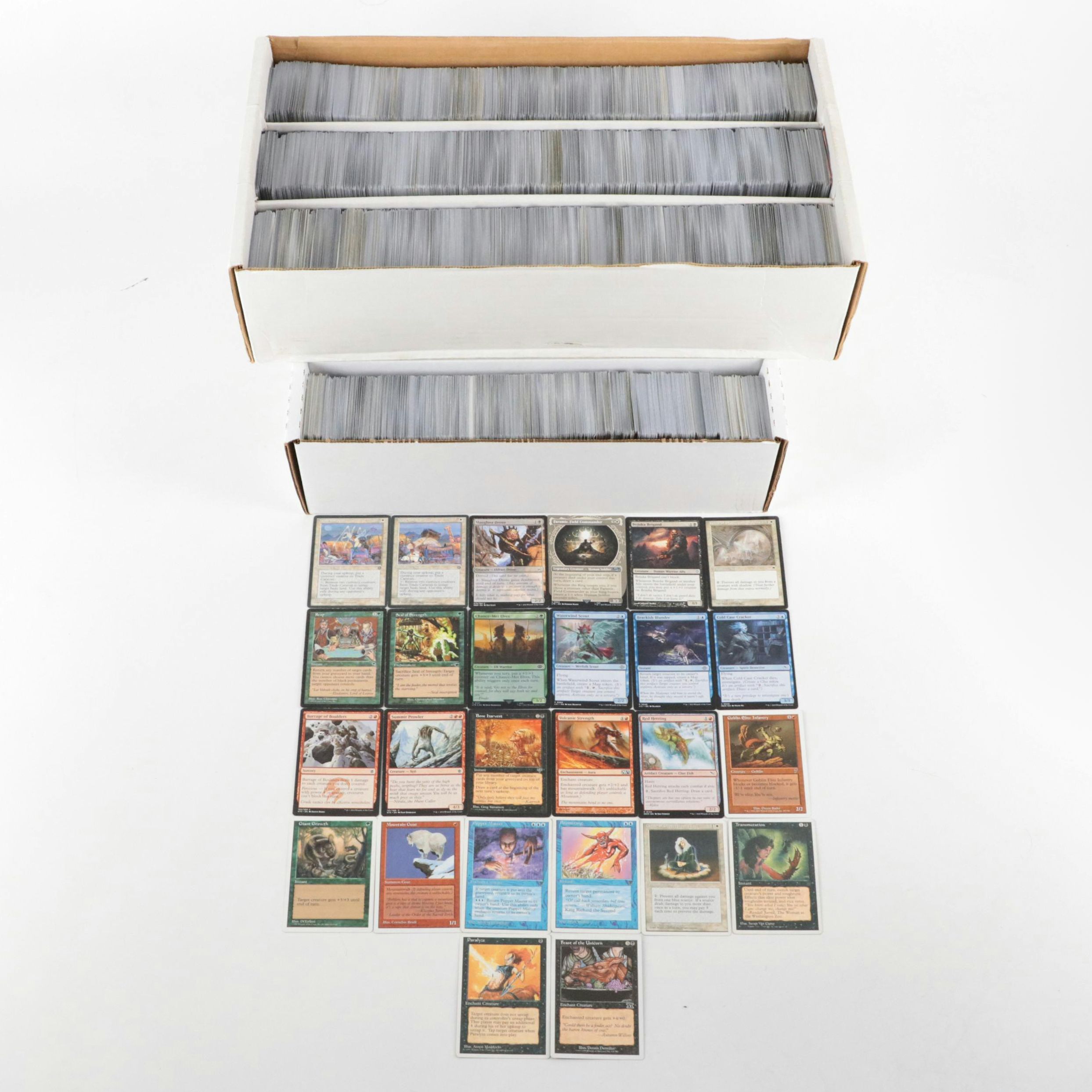 Magic: The Gathering Trading Cards with Storage Boxes, 1990s–2020s