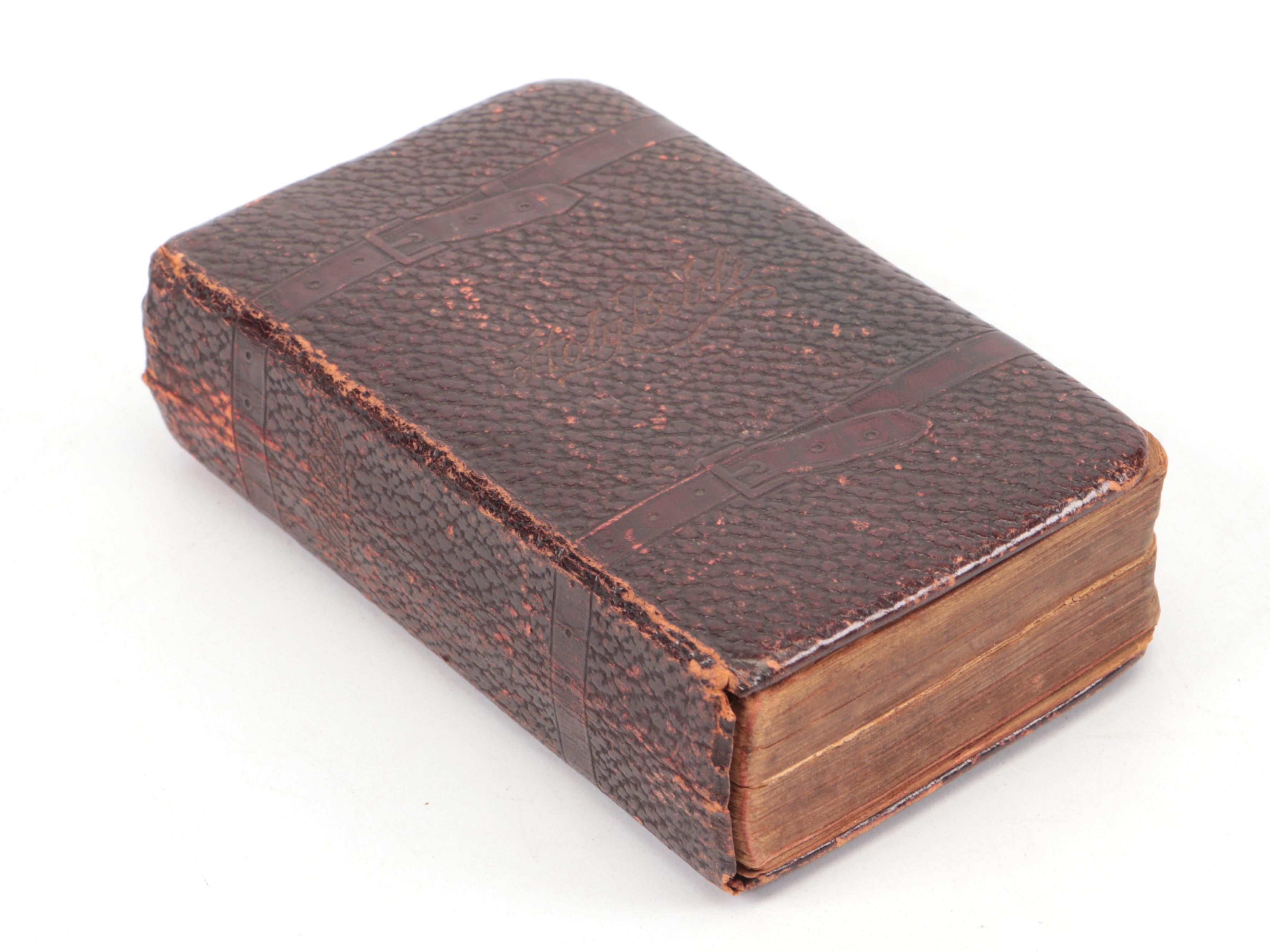 English and German Hymn Books with Pocket Holy Bible