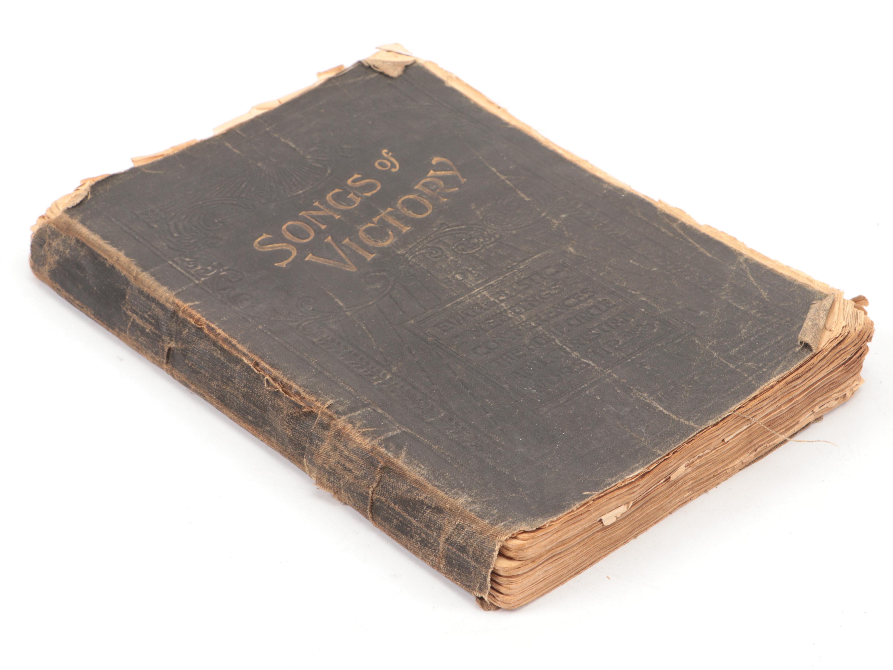 English and German Hymn Books with Pocket Holy Bible