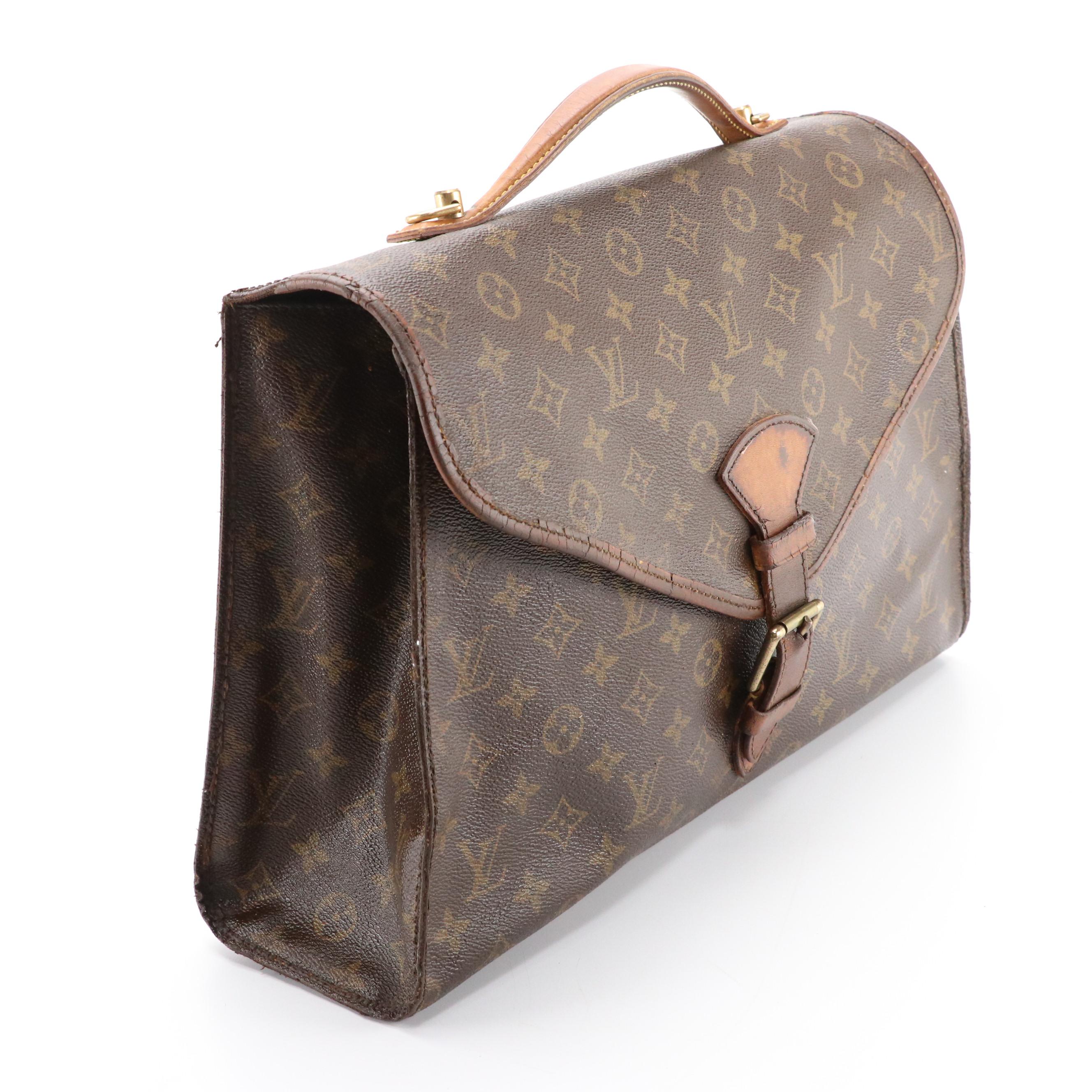 Louis Vuitton Beverly Top Handle Satchel in Monogram Canvas and Leather
